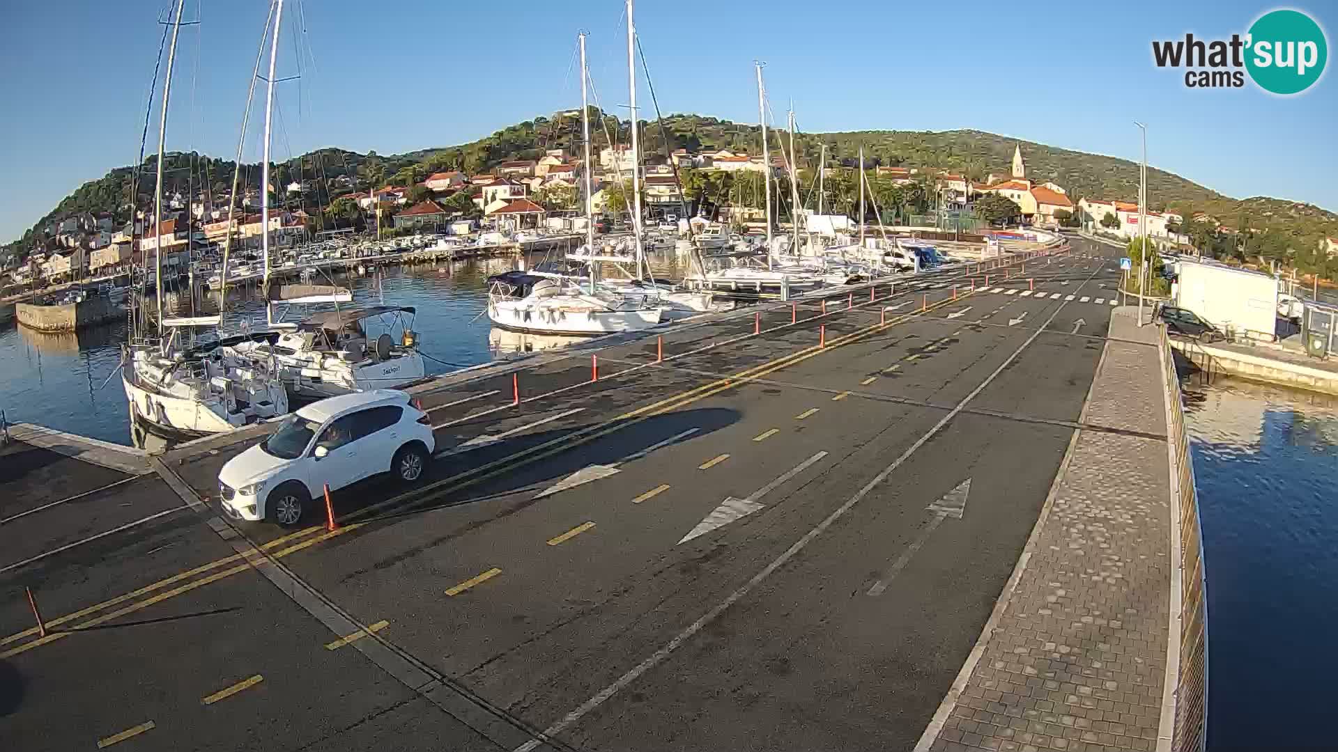 Dalmacia Tkon Transportar- webcams Croacia