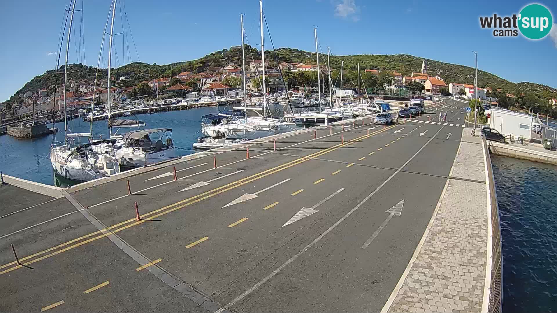 Dalmatia Tkon Ferry – webcams Croatia