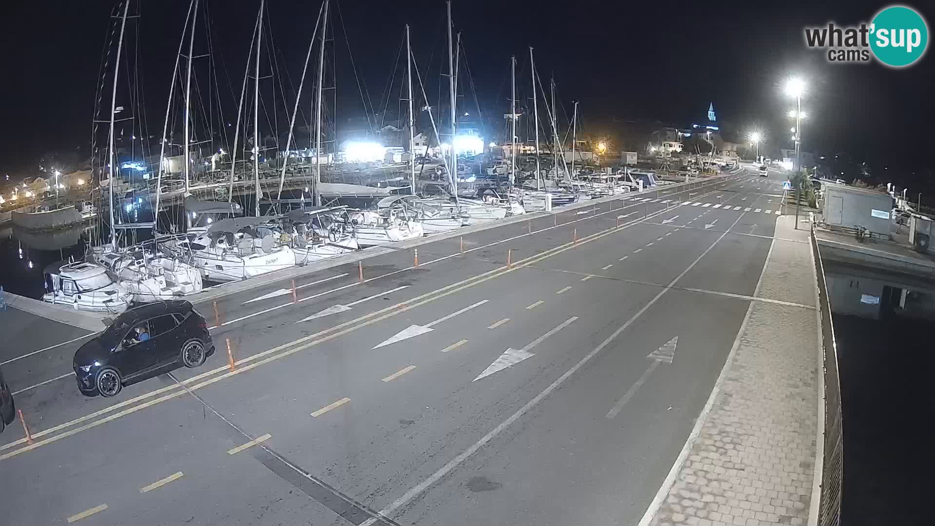 Dalmatie Tkon Traversier – webcams Croatie
