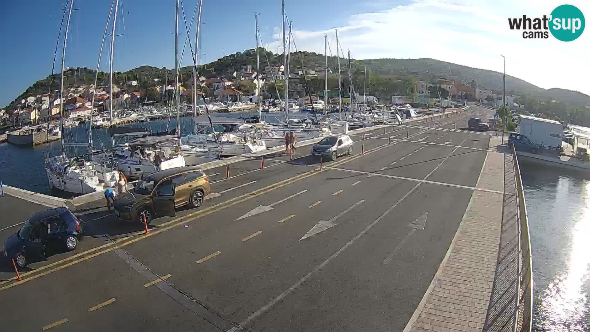 Dalmatie Tkon Traversier – webcams Croatie