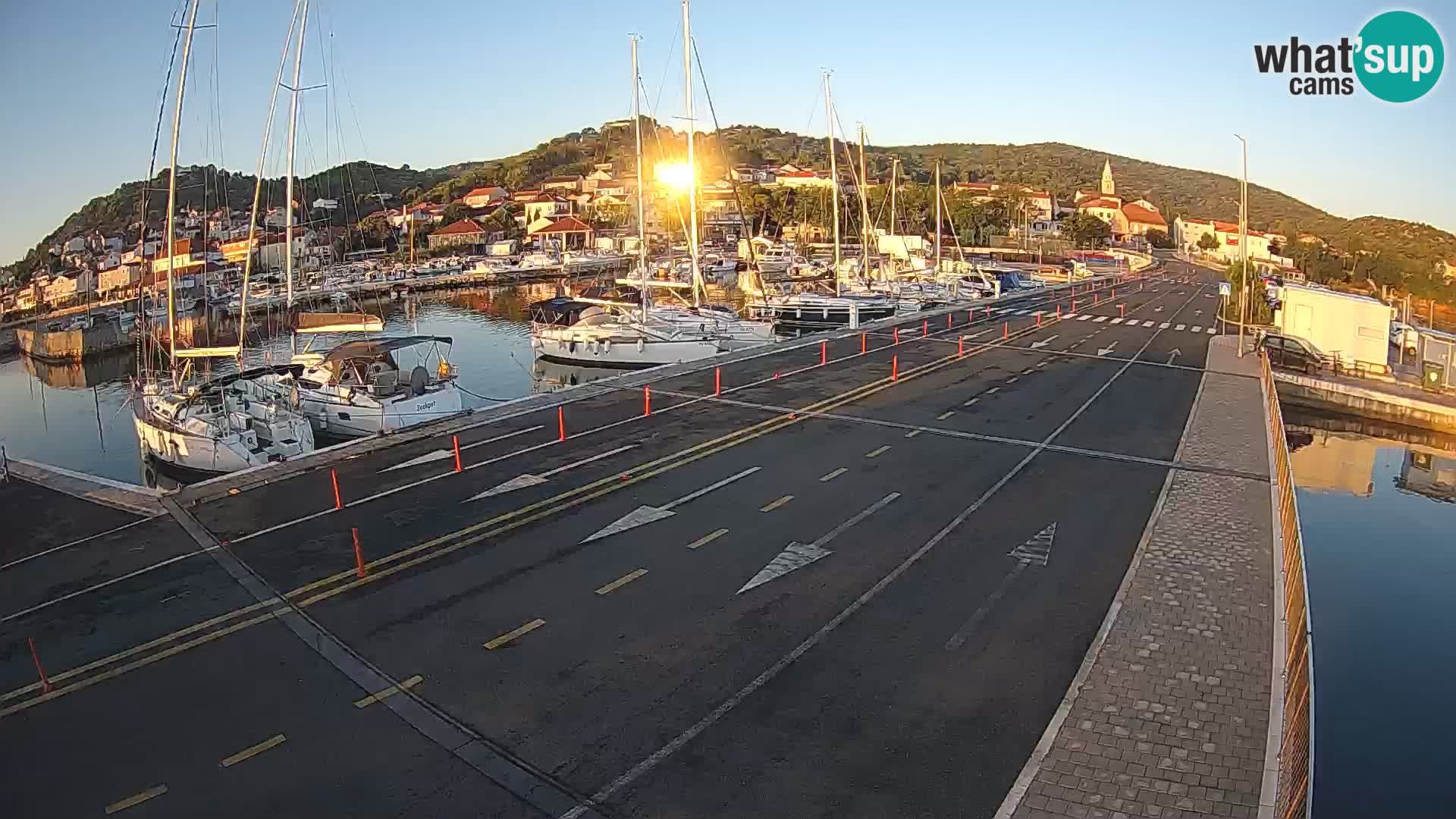 Dalmatia Tkon Ferry – webcams Croatia