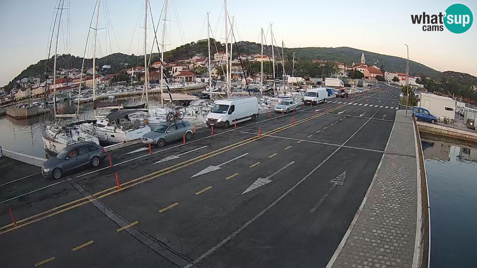 Dalmacia Tkon Transportar- webcams Croacia