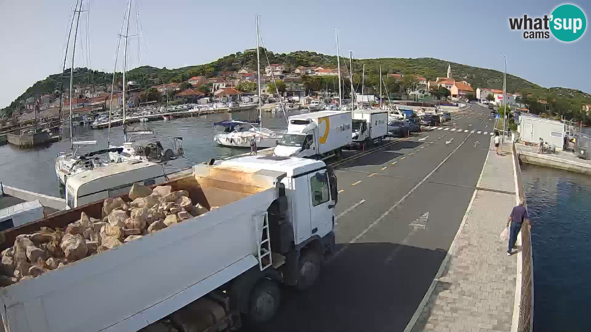 Dalmatia Tkon Ferry – webcams Croatia