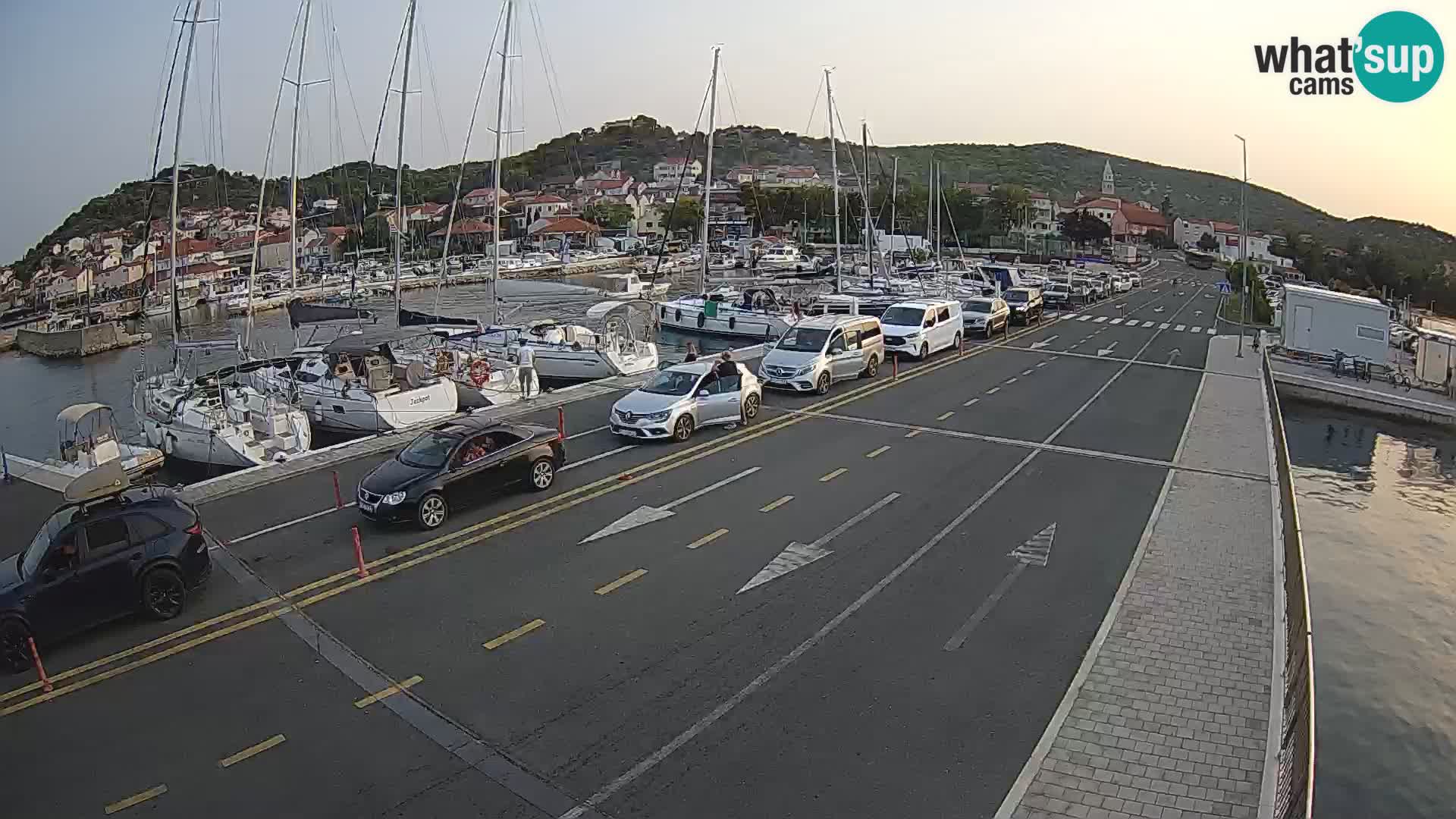 Dalmatie Tkon Traversier – webcams Croatie