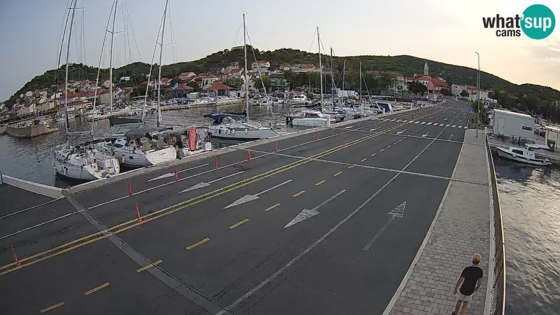 Dalmatie Tkon Traversier – webcams Croatie