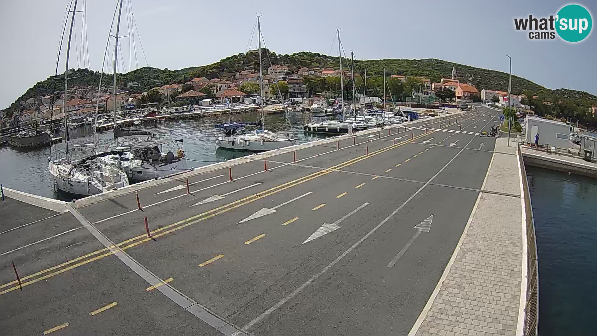 Dalmatie Tkon Traversier – webcams Croatie