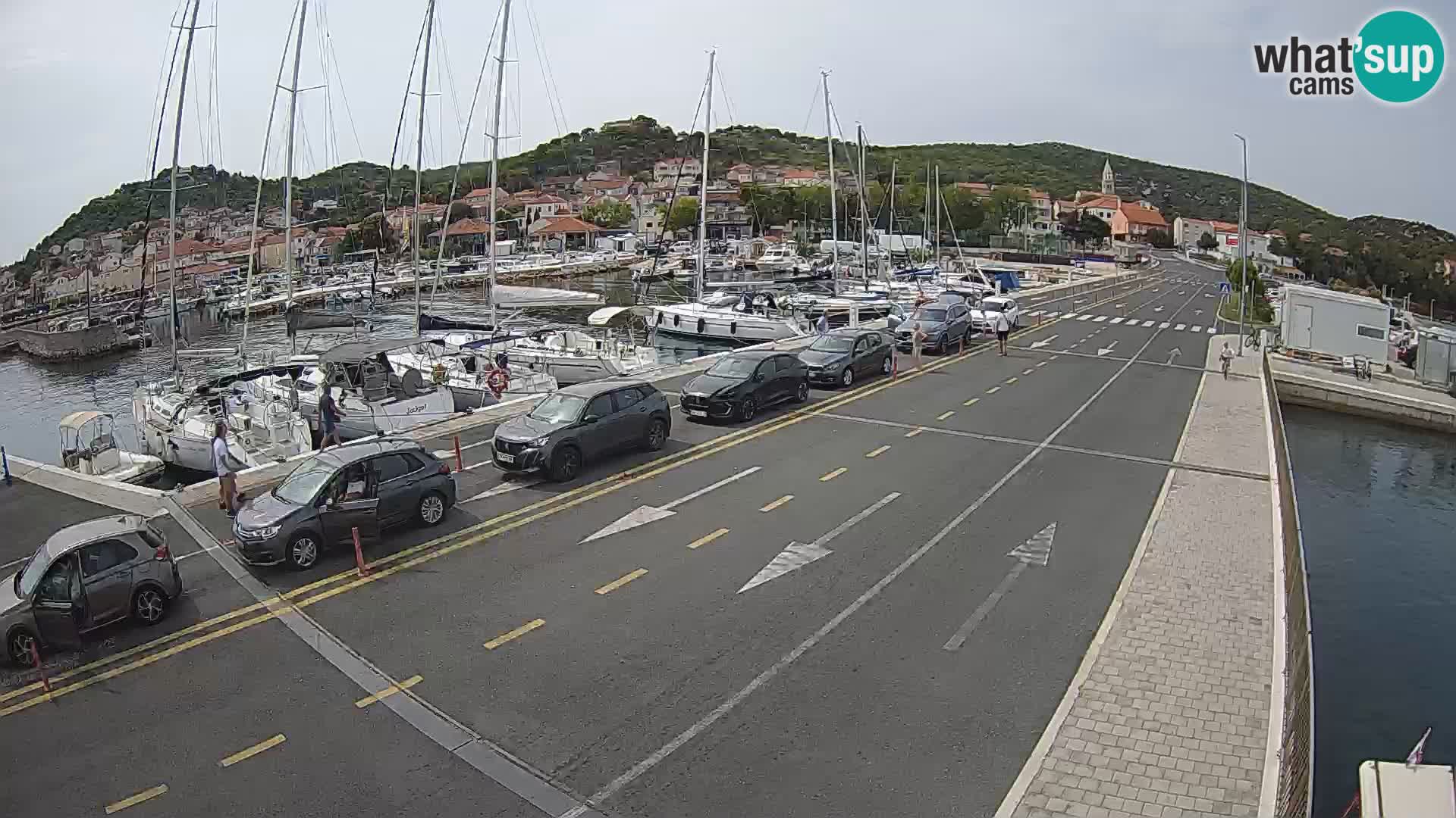 Dalmatie Tkon Traversier – webcams Croatie