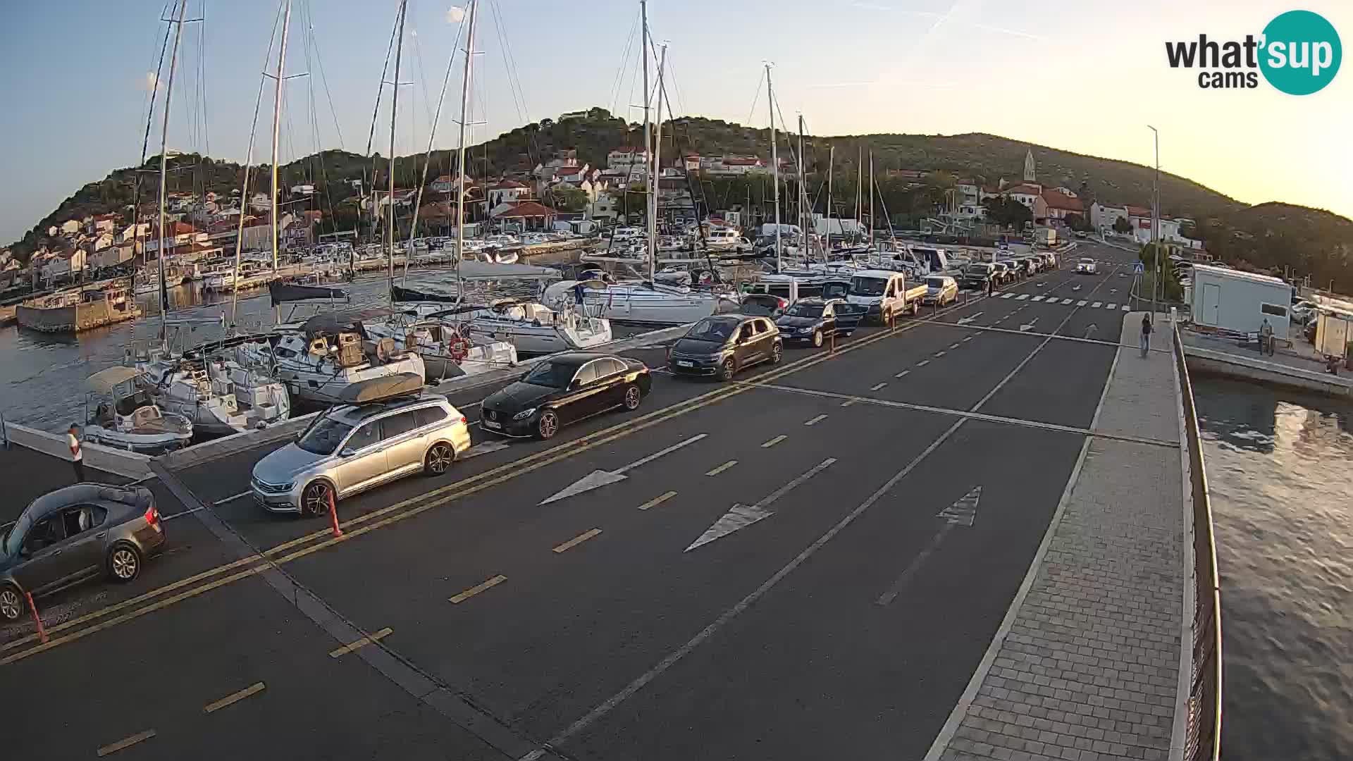 Dalmacija Trajekt Tkon – spletne kamere Hrvaška