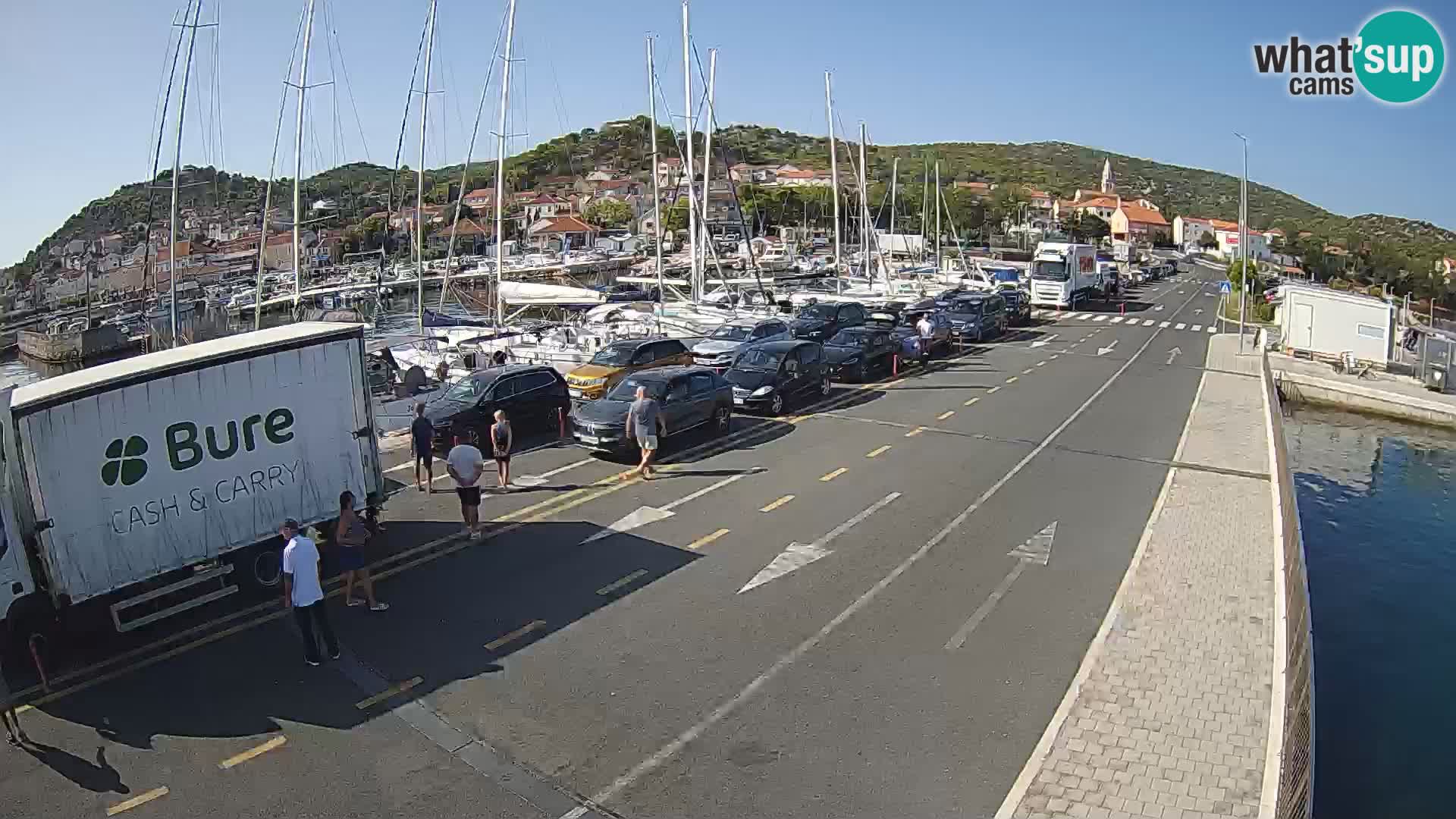 Dalmazia traghetto Tkon – webcam Croazia
