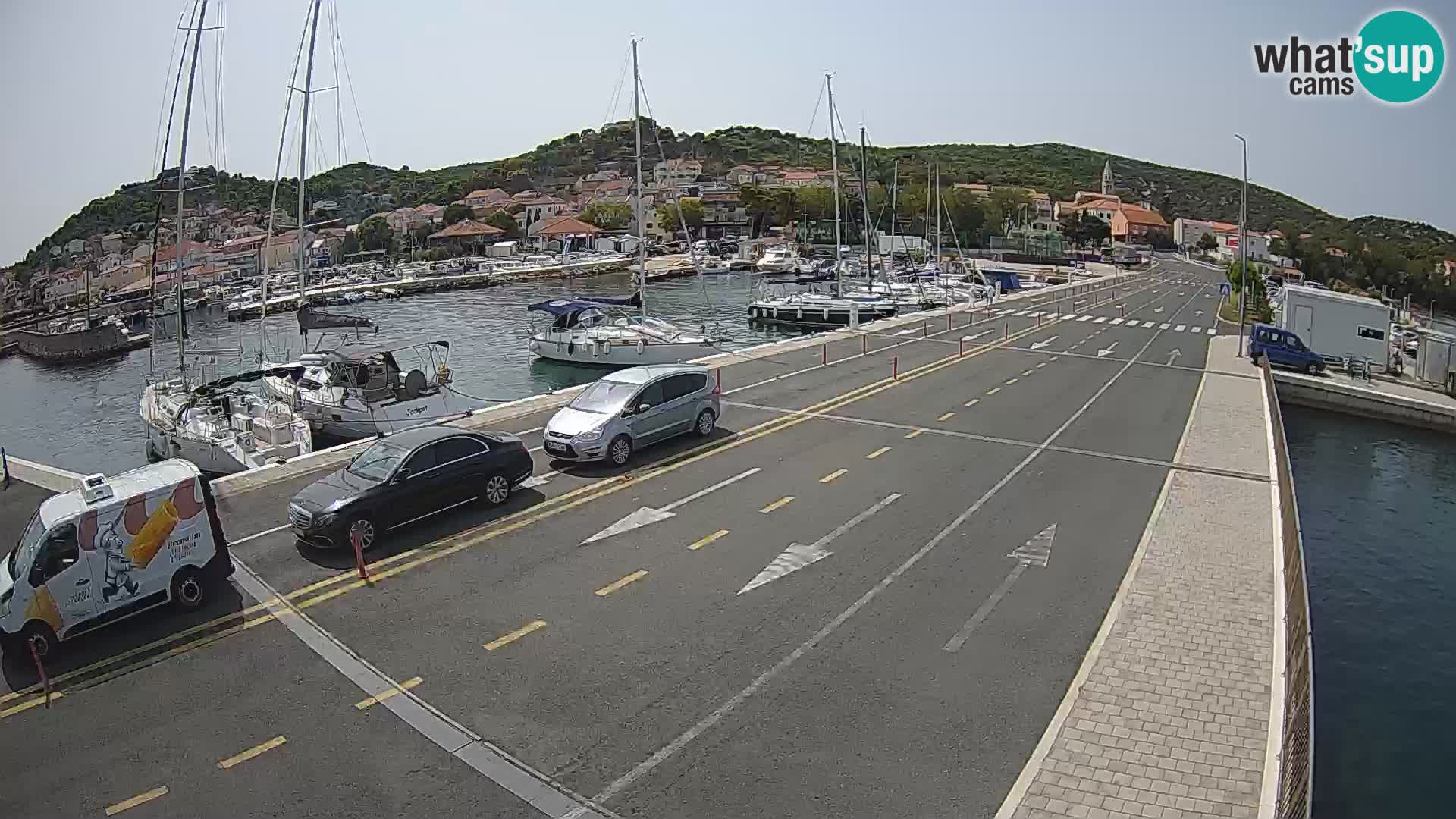 Dalmacia Tkon Transportar- webcams Croacia