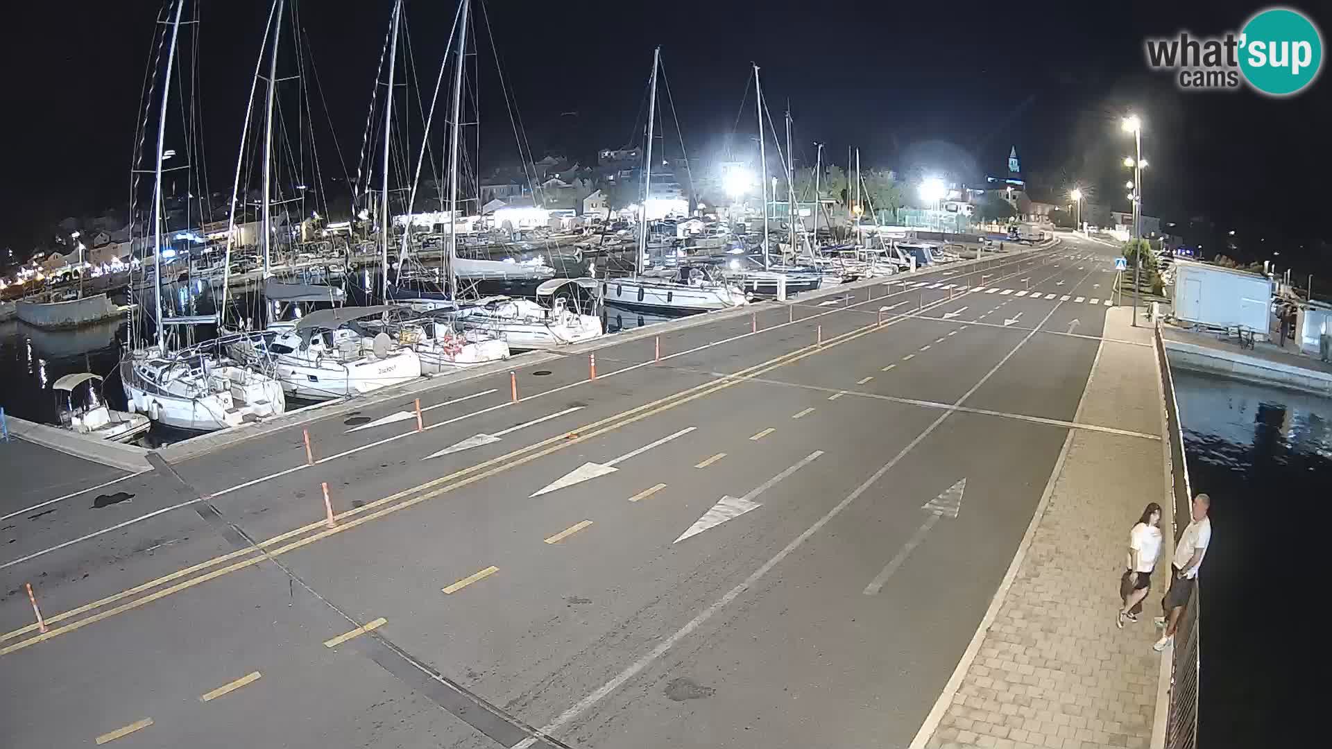 Dalmatie Tkon Traversier – webcams Croatie