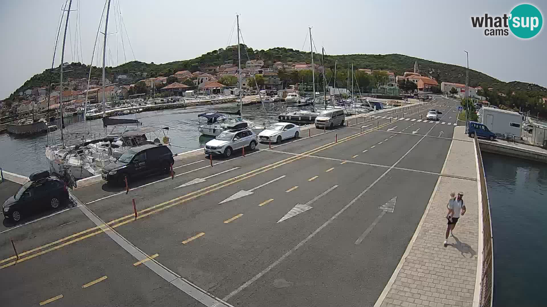 Dalmatie Tkon Traversier – webcams Croatie