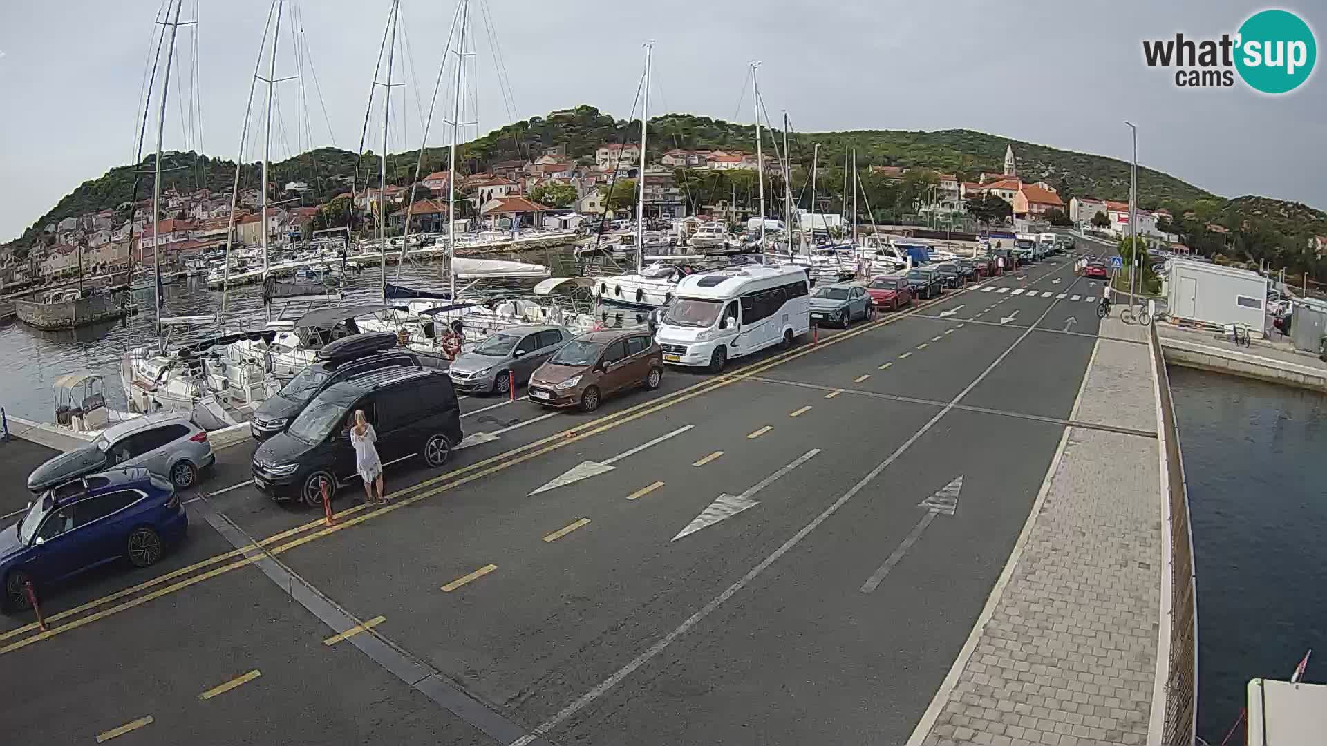 Dalmatie Tkon Traversier – webcams Croatie