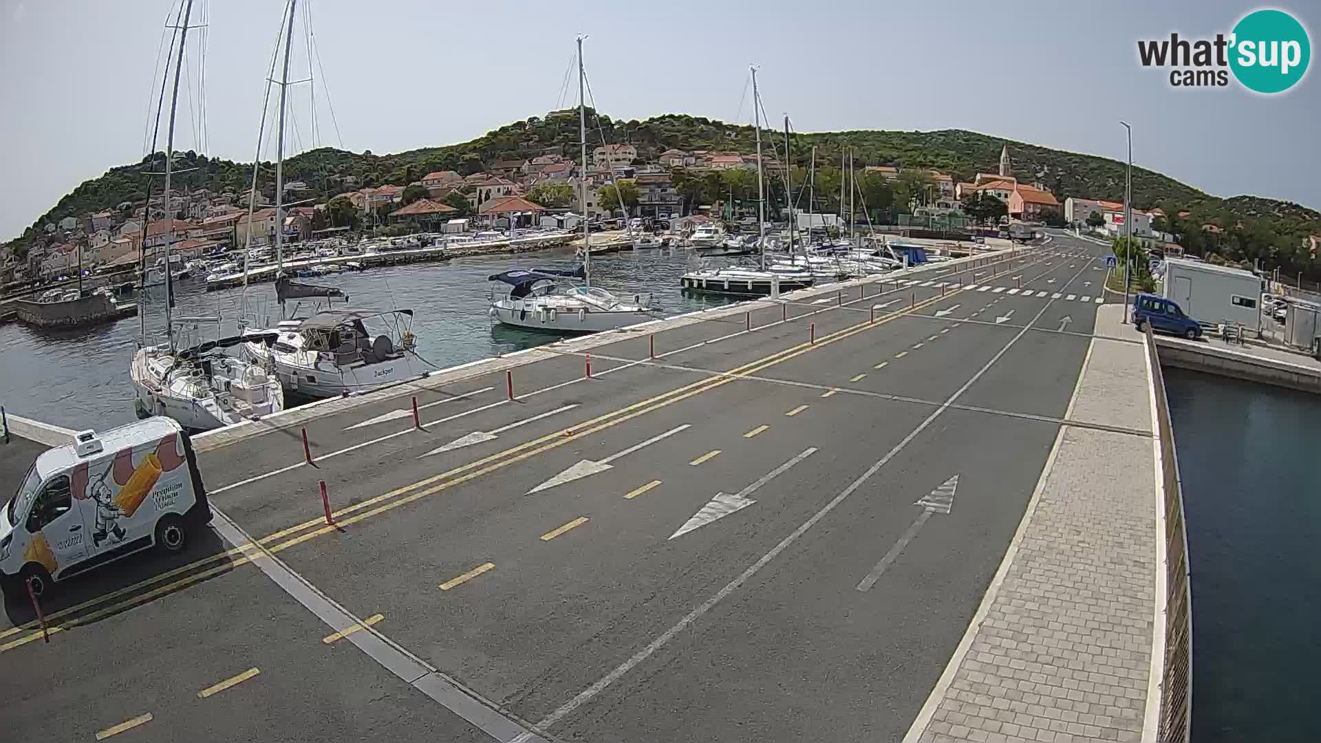 Dalmacia Tkon Transportar- webcams Croacia