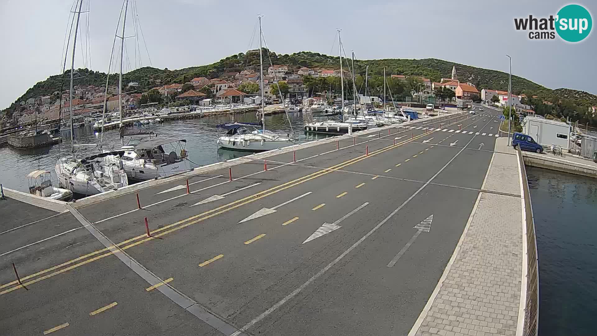 Dalmacia Tkon Transportar- webcams Croacia