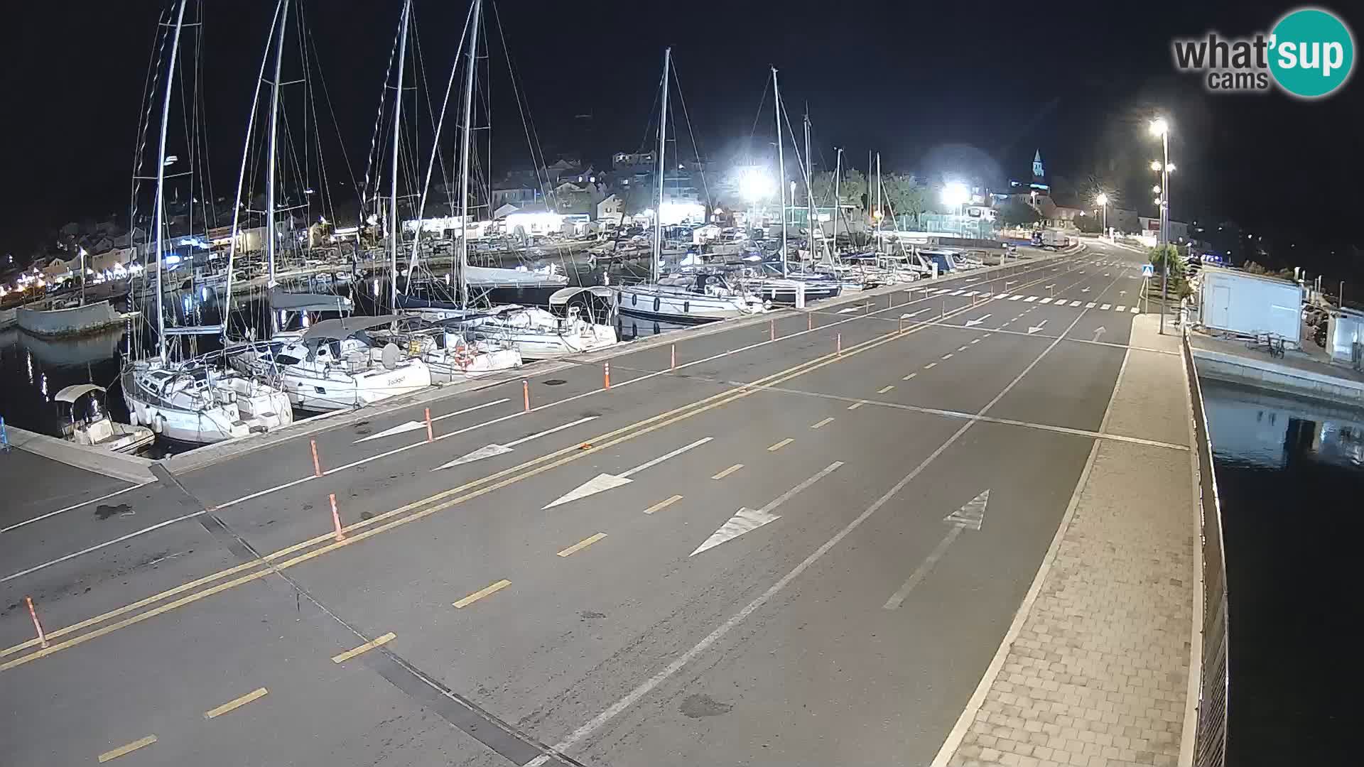 Dalmacia Tkon Transportar- webcams Croacia