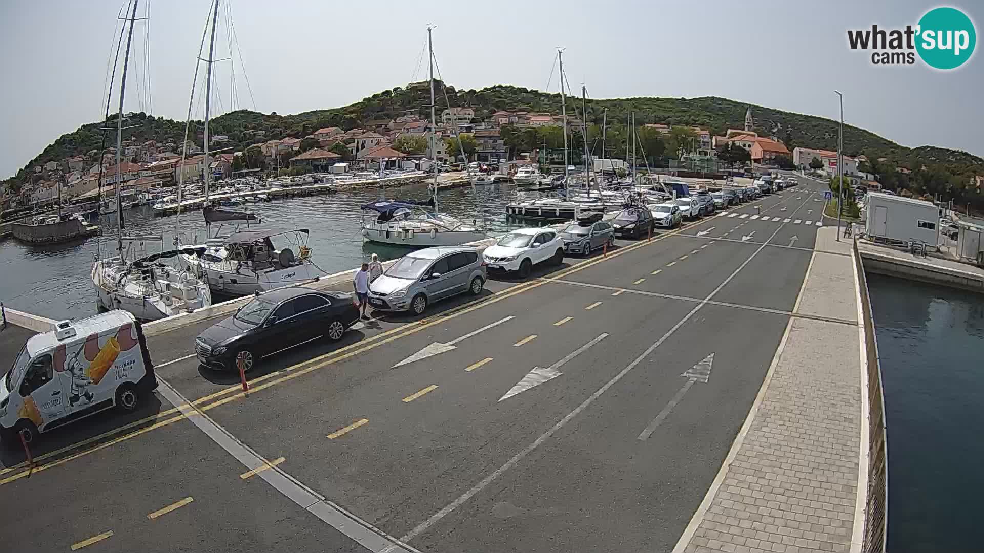 Dalmatie Tkon Traversier – webcams Croatie