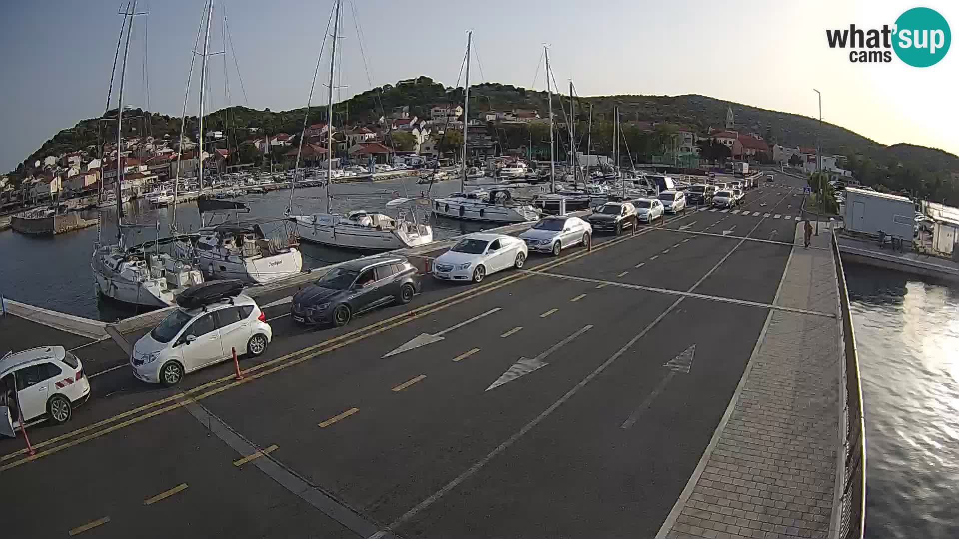 Dalmacia Tkon Transportar- webcams Croacia