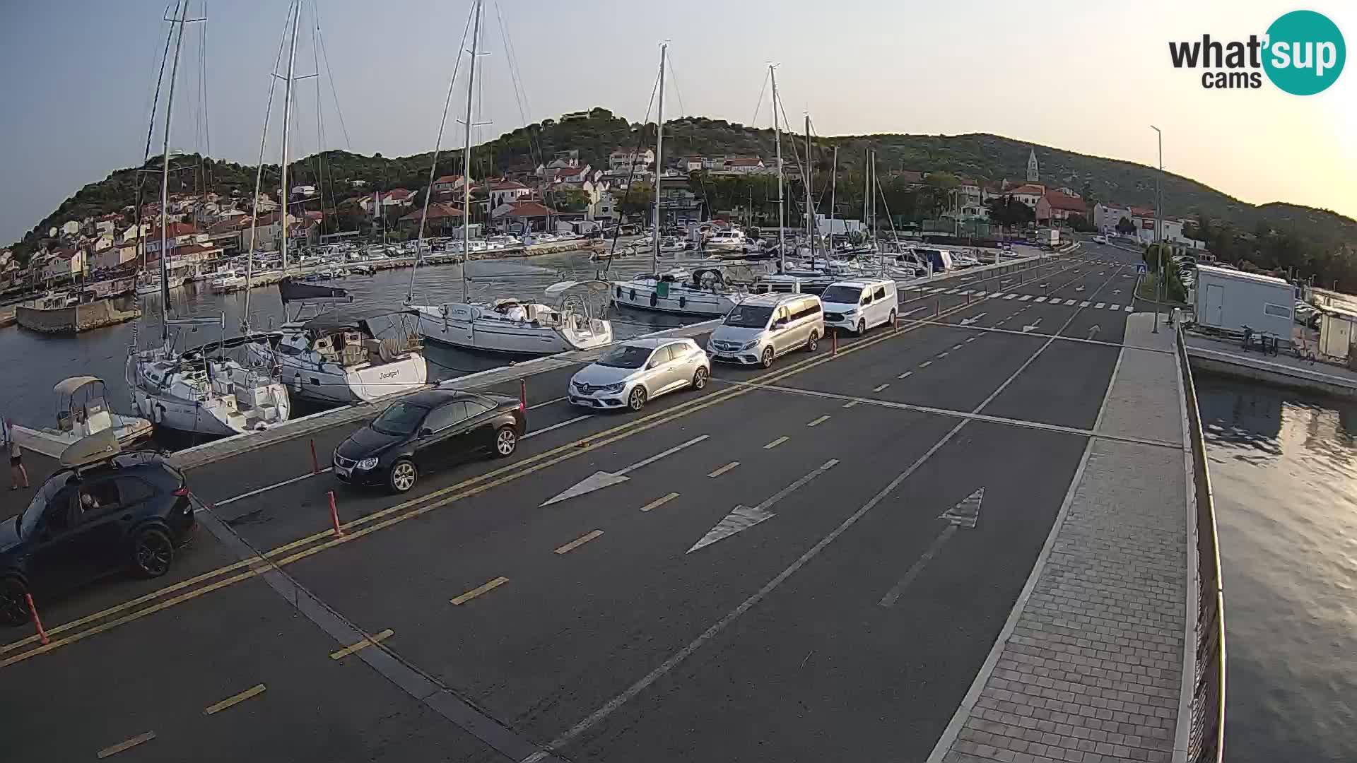 Dalmacia Tkon Transportar- webcams Croacia