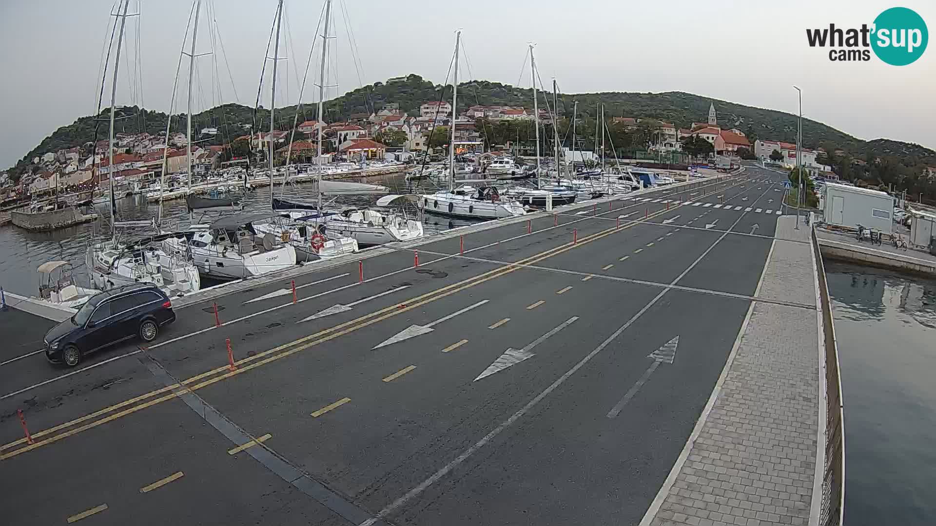 Dalmatie Tkon Traversier – webcams Croatie
