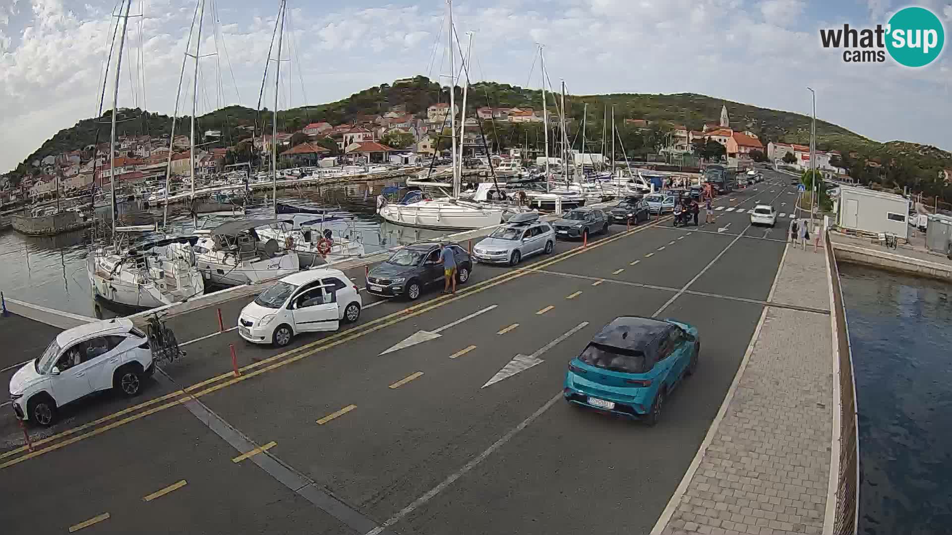 Dalmacia Tkon Transportar- webcams Croacia