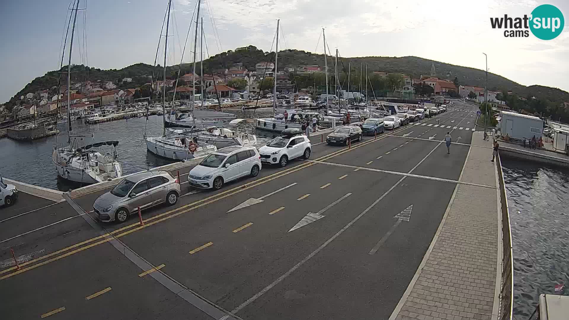 Dalmacia Tkon Transportar- webcams Croacia