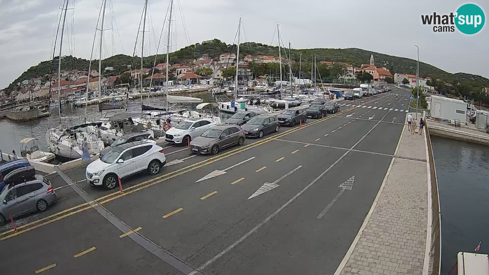 Dalmatie Tkon Traversier – webcams Croatie
