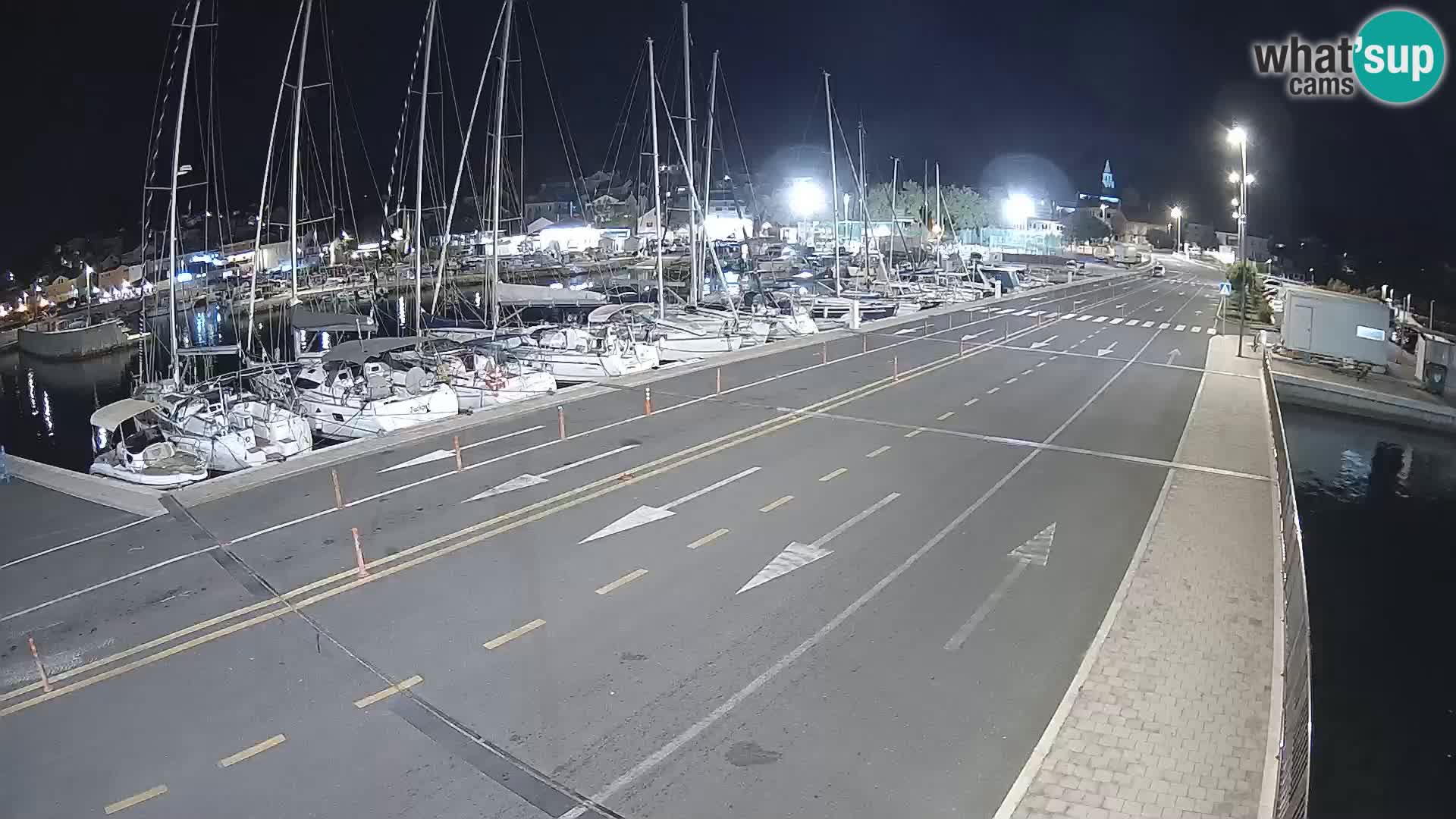 Dalmacia Tkon Transportar- webcams Croacia