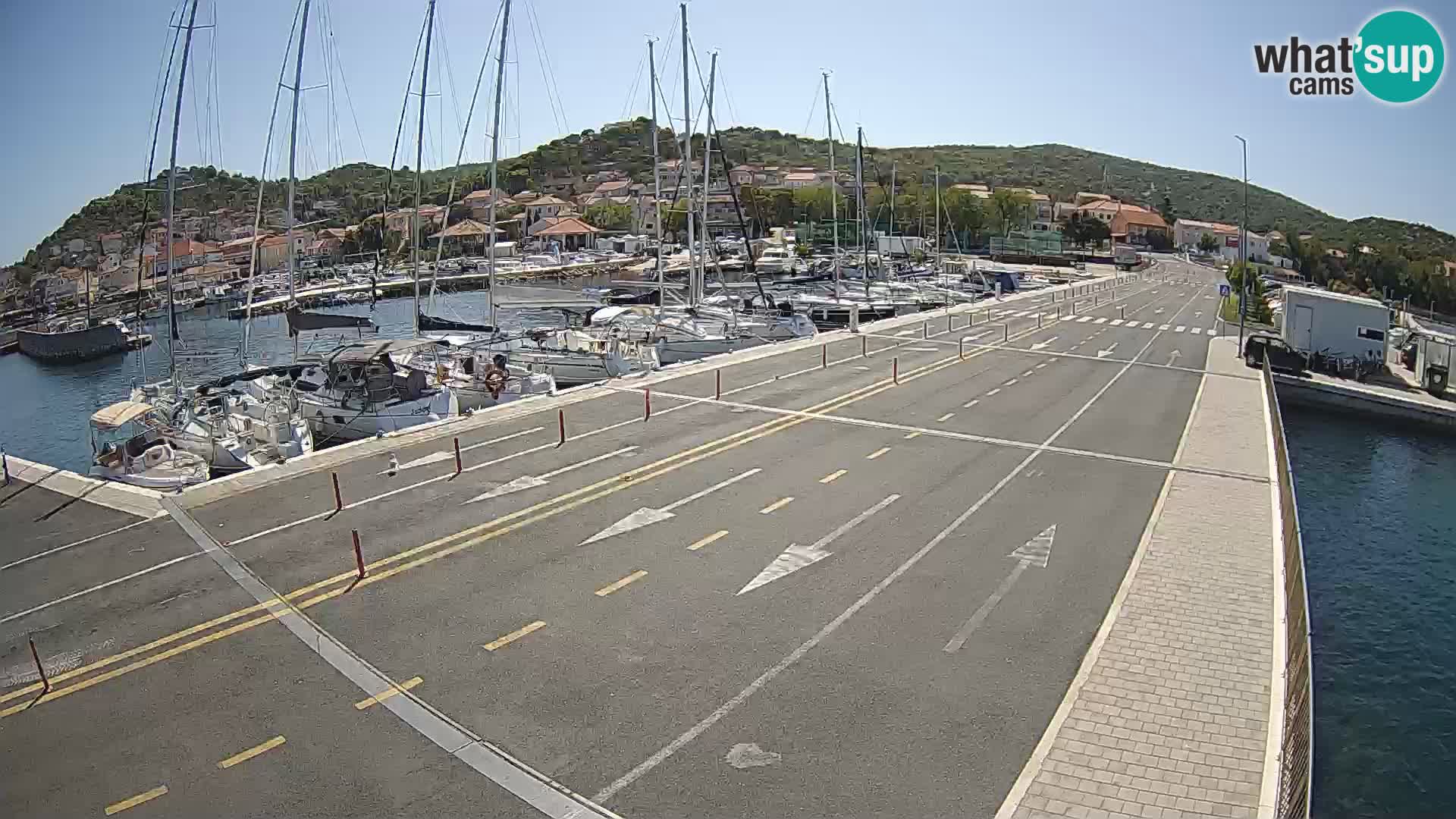 Dalmatie Tkon Traversier – webcams Croatie