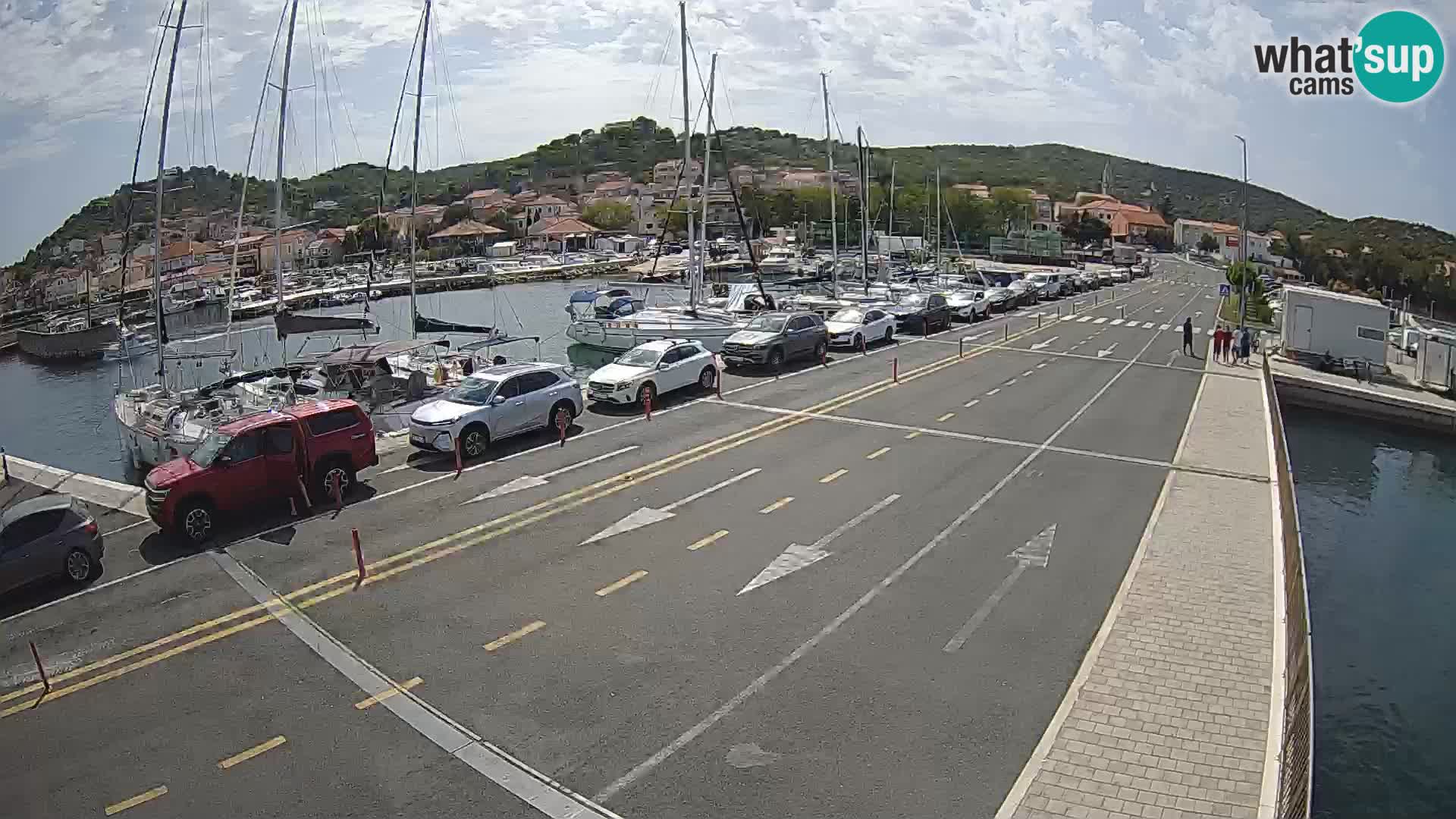 Dalmatie Tkon Traversier – webcams Croatie
