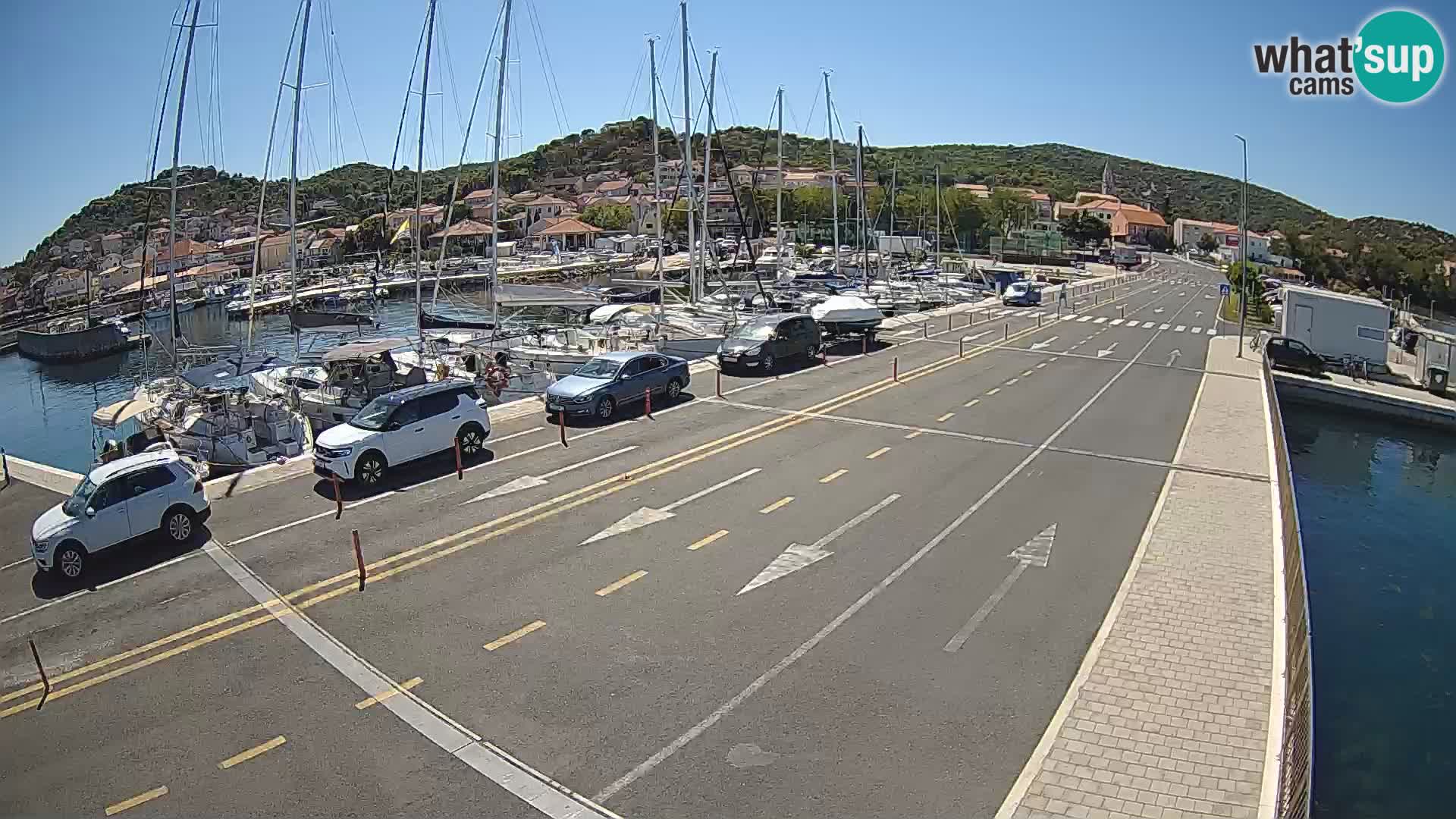 Dalmatie Tkon Traversier – webcams Croatie