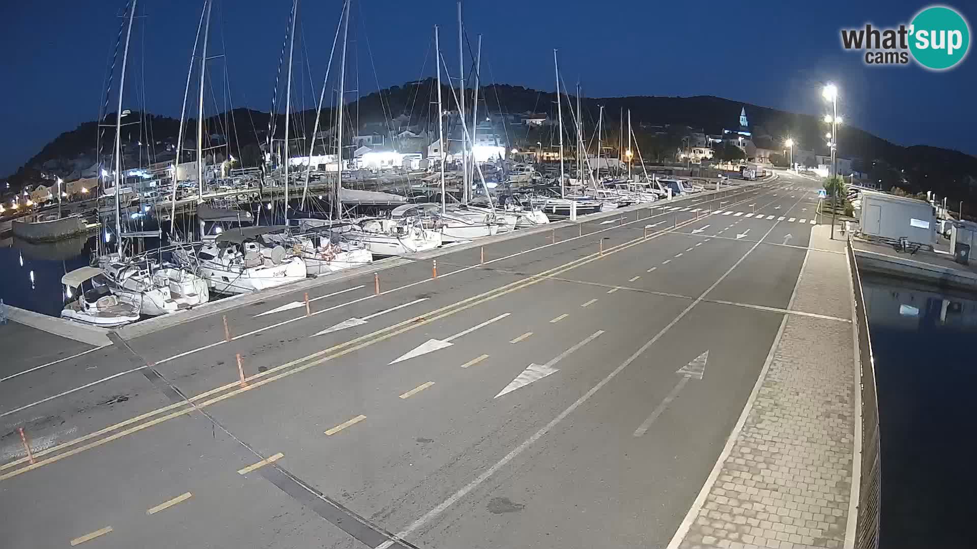 Dalmatie Tkon Traversier – webcams Croatie