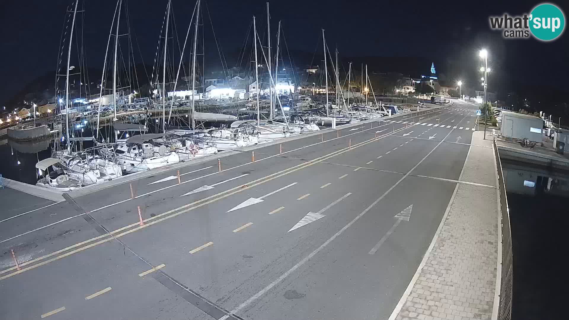 Dalmatie Tkon Traversier – webcams Croatie