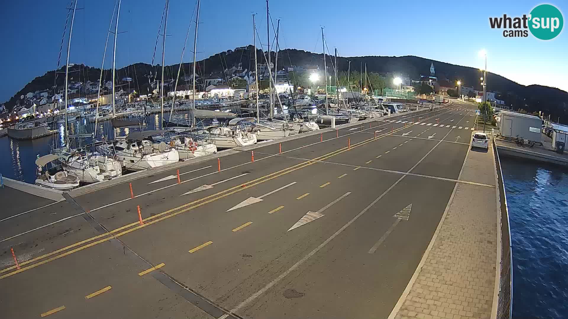 Dalmatie Tkon Traversier – webcams Croatie