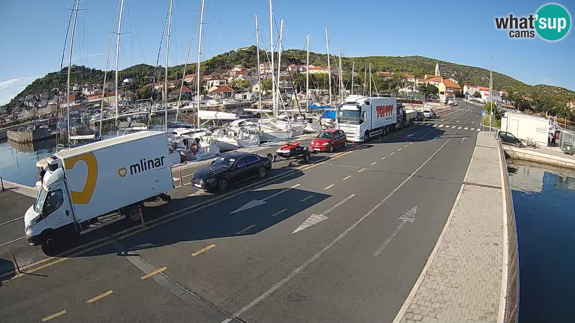 Dalmatie Tkon Traversier – webcams Croatie