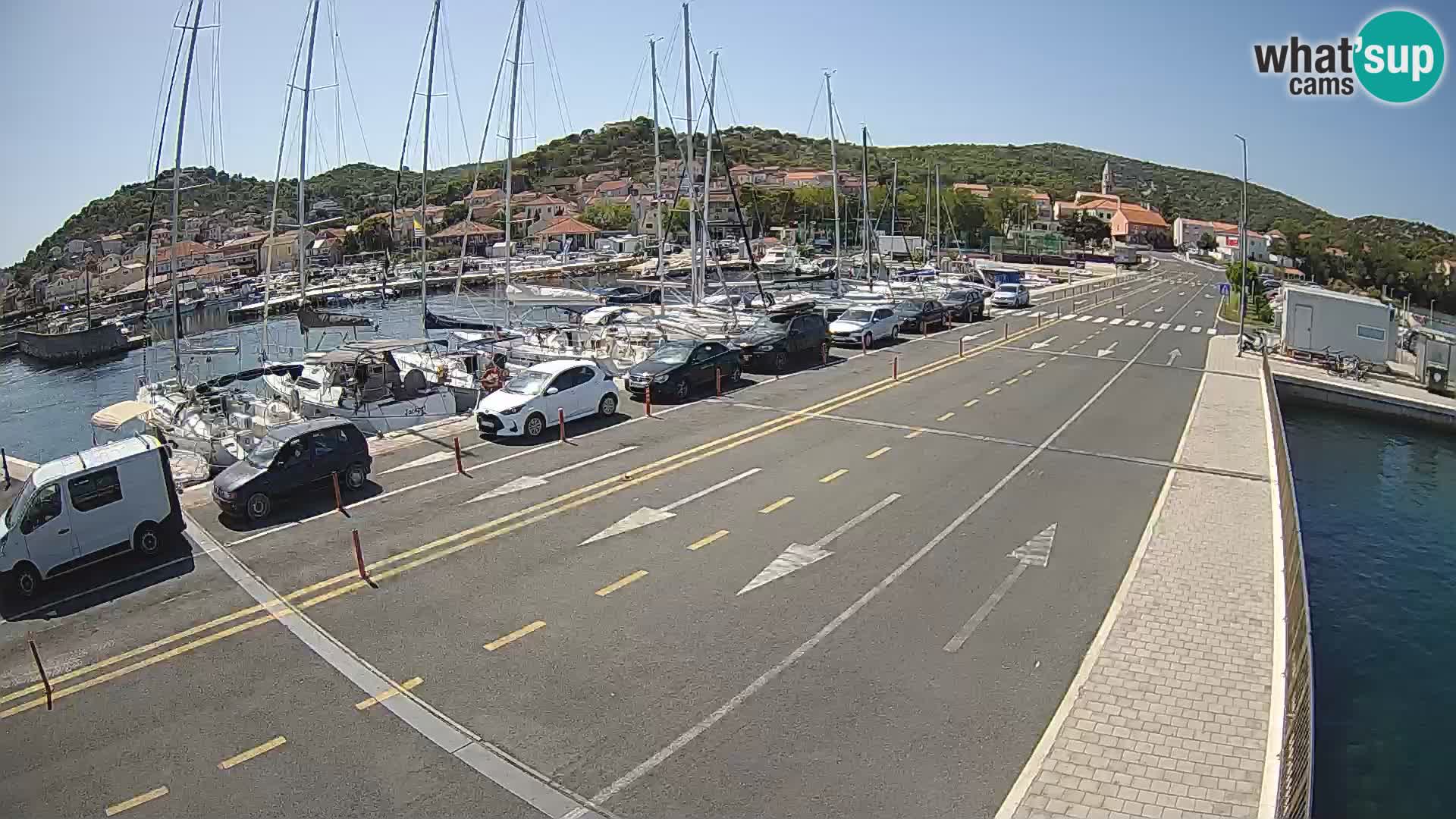 Dalmacia Tkon Transportar- webcams Croacia