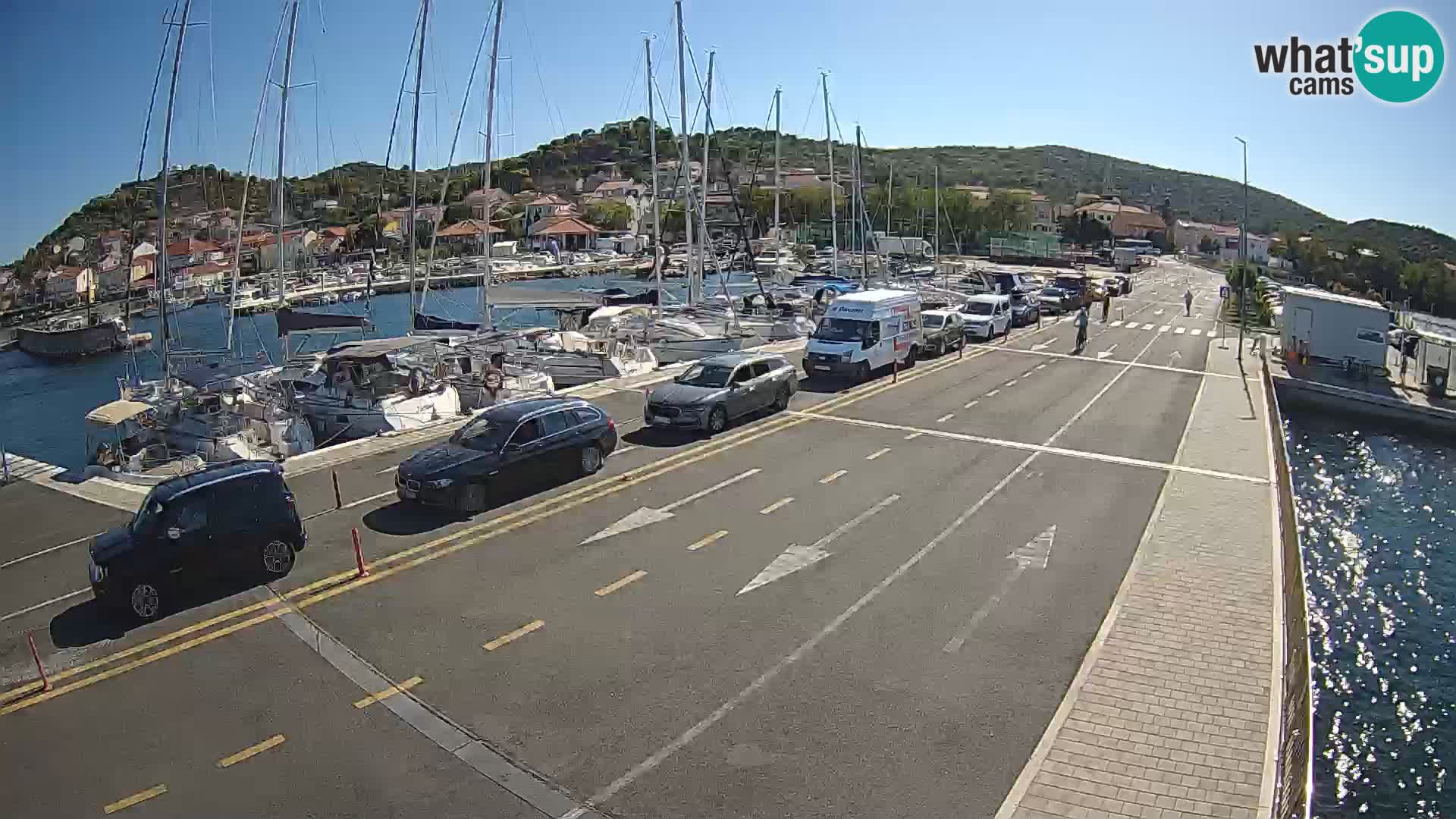 Dalmacia Tkon Transportar- webcams Croacia