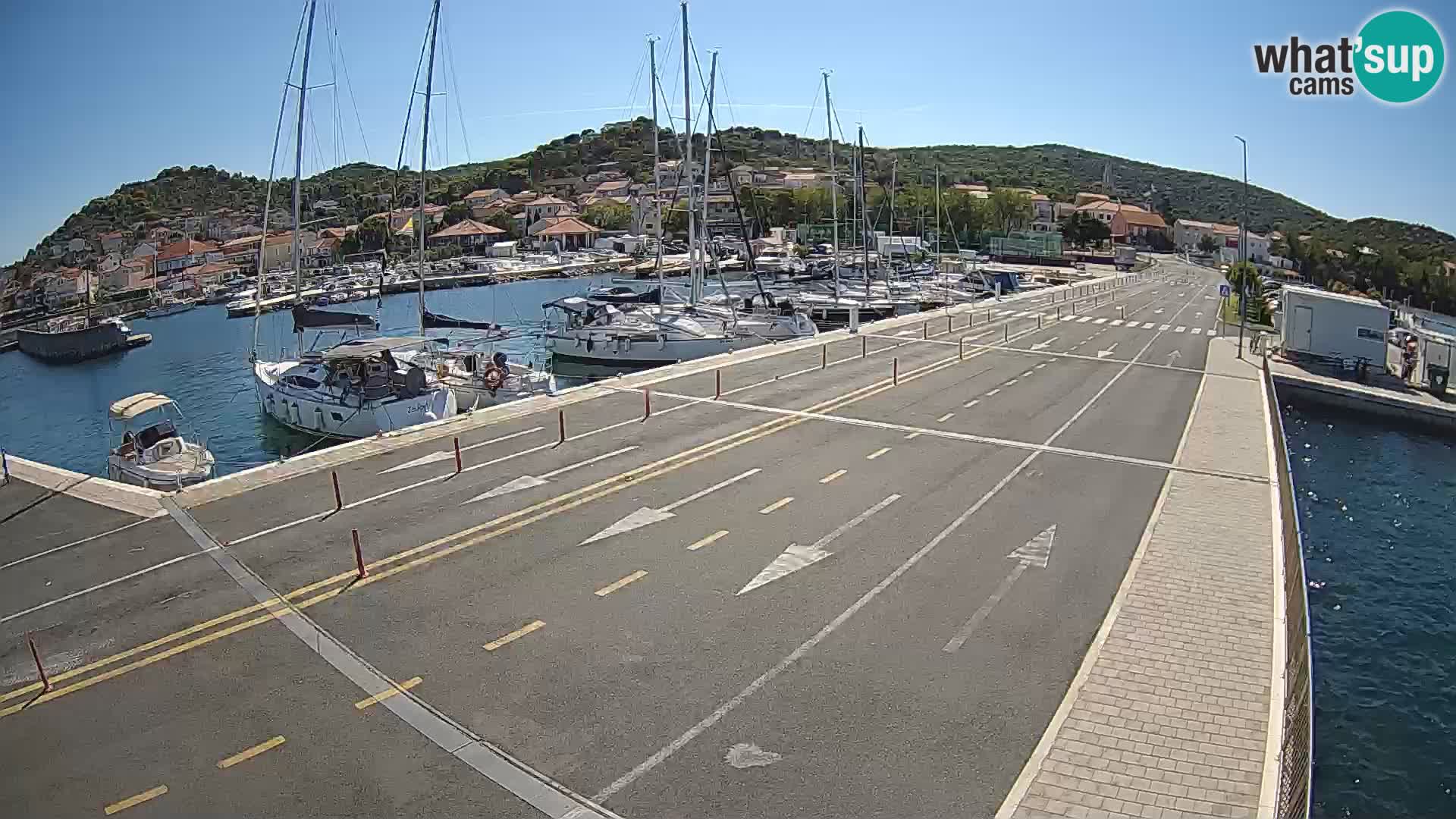 Dalmacija Trajekt Tkon – spletne kamere Hrvaška
