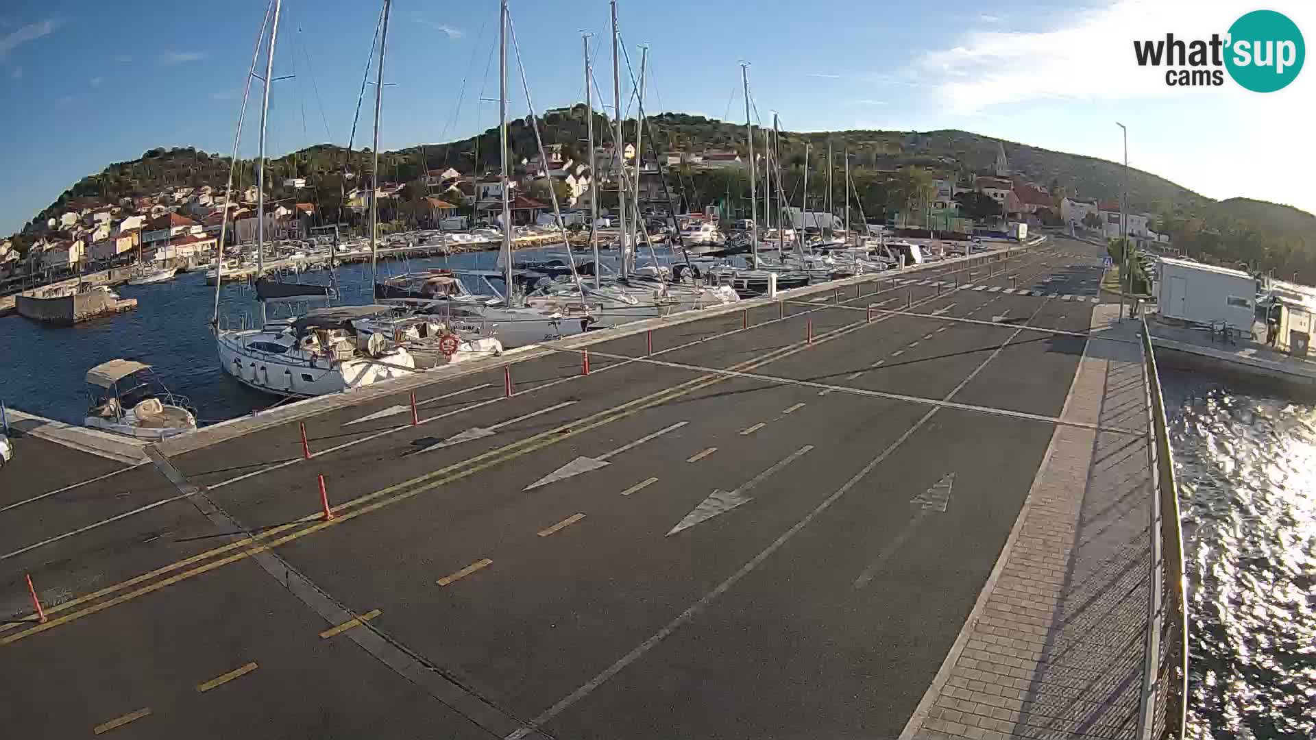 Dalmatie Tkon Traversier – webcams Croatie