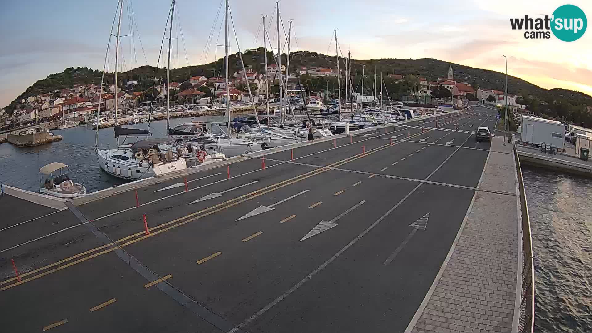 Dalmacia Tkon Transportar- webcams Croacia