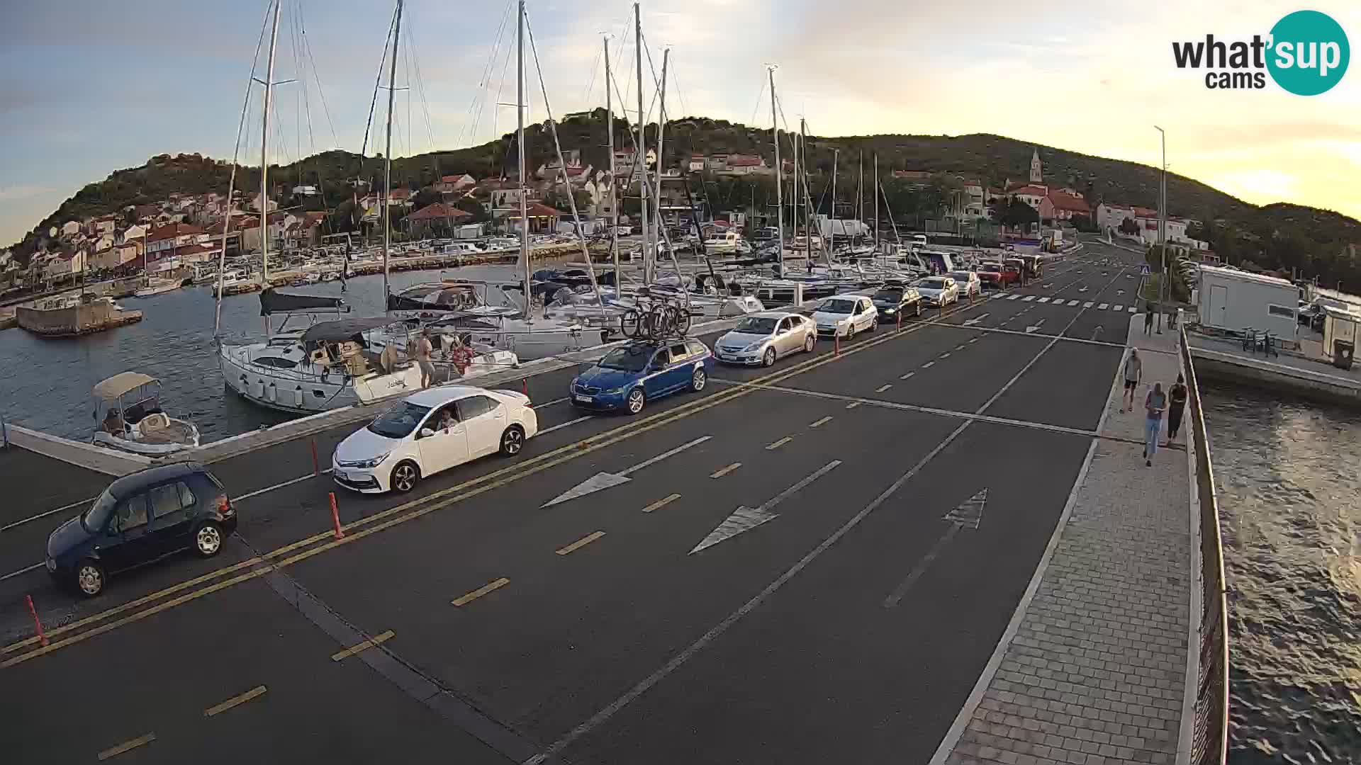 Dalmazia traghetto Tkon – webcam Croazia