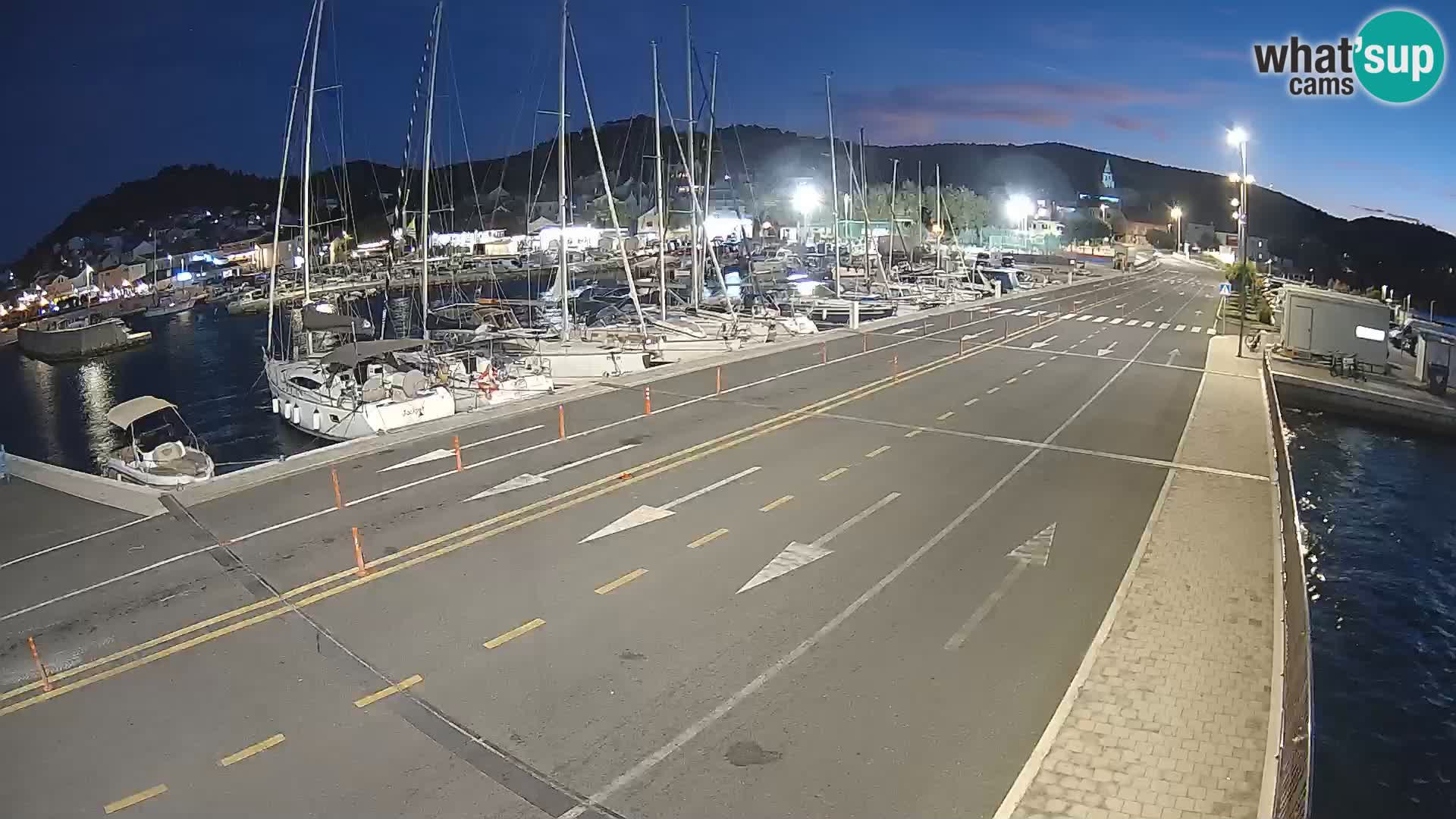 Dalmacia Tkon Transportar- webcams Croacia