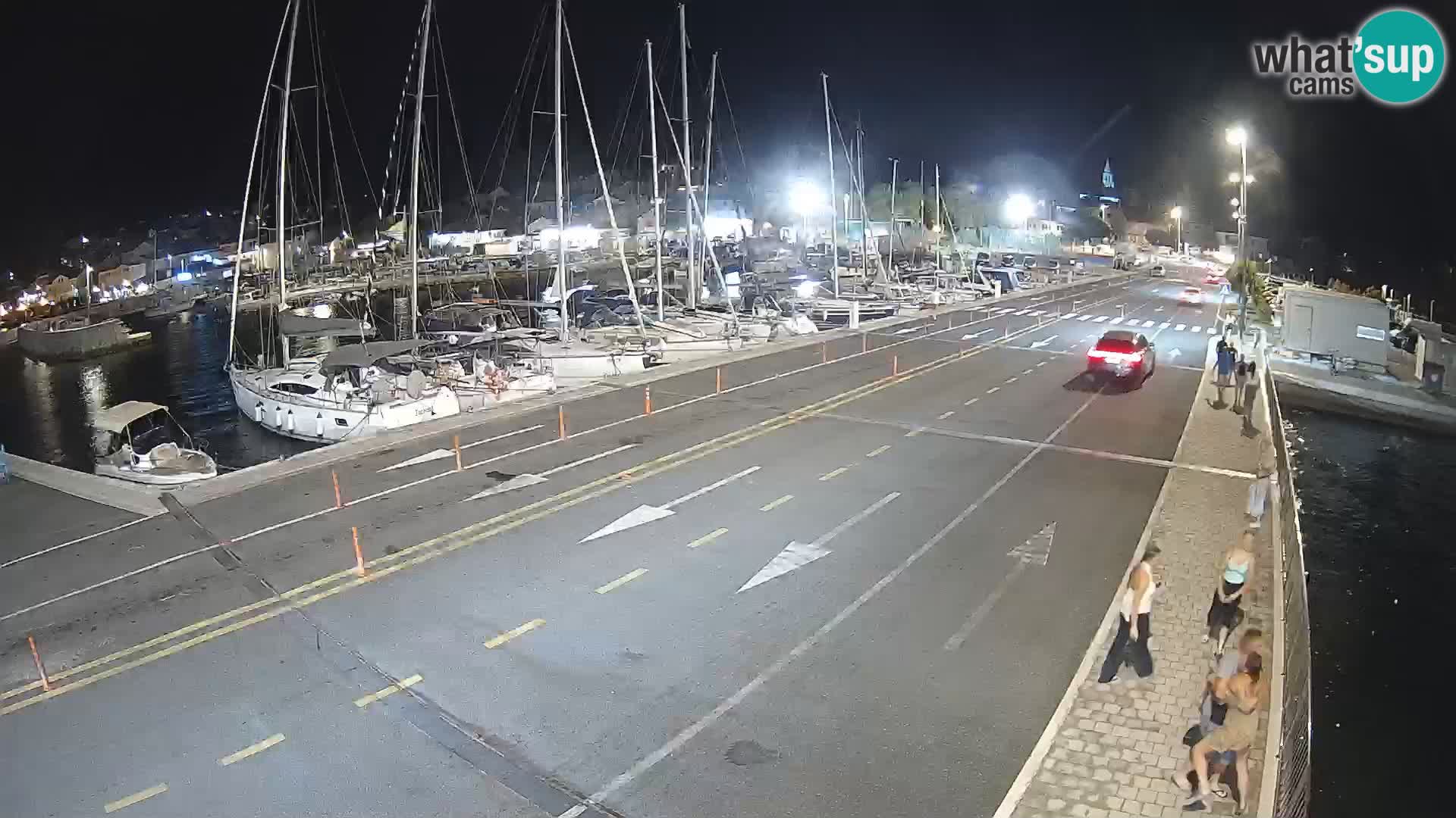 Dalmatie Tkon Traversier – webcams Croatie
