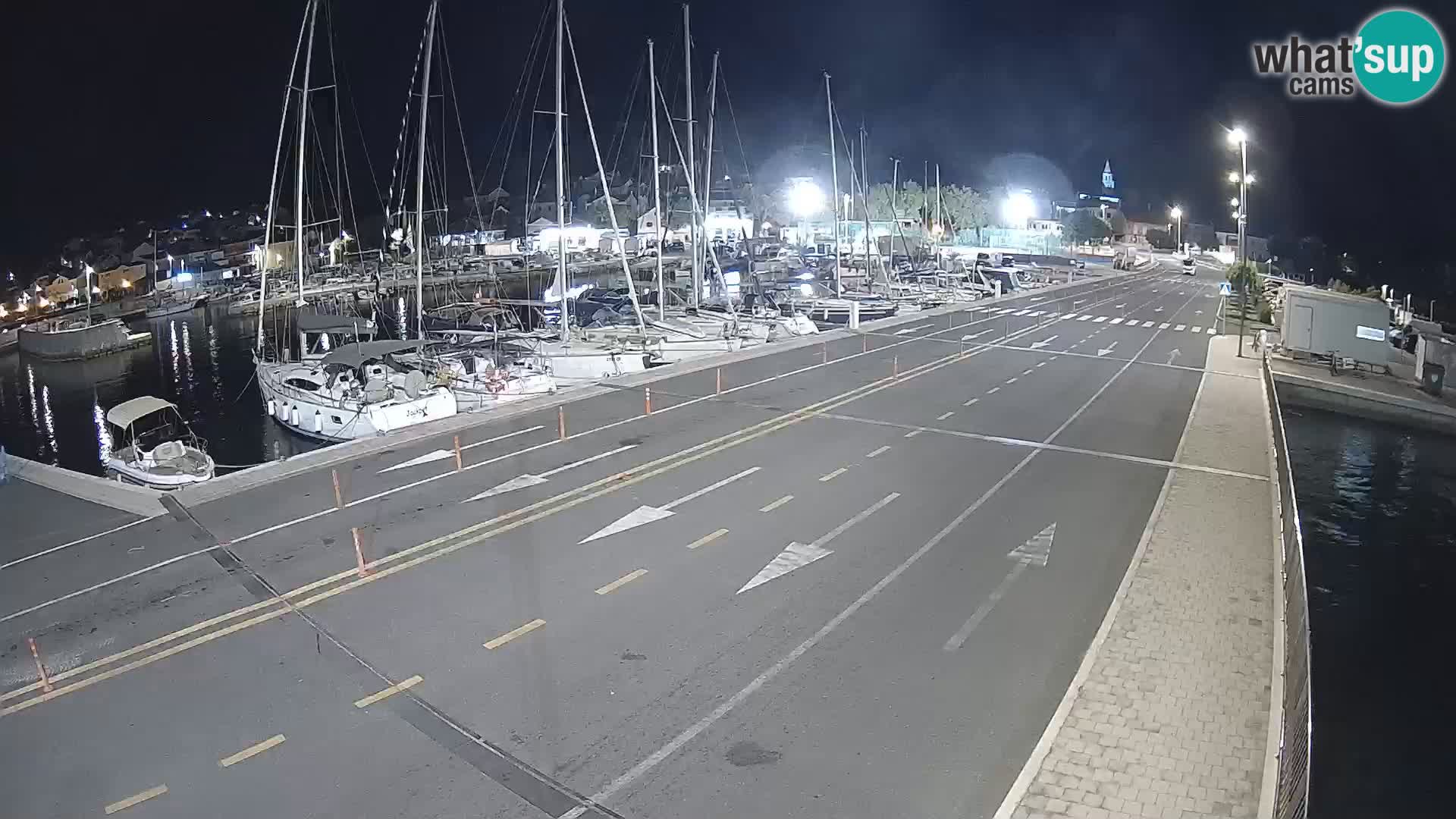 Dalmacia Tkon Transportar- webcams Croacia