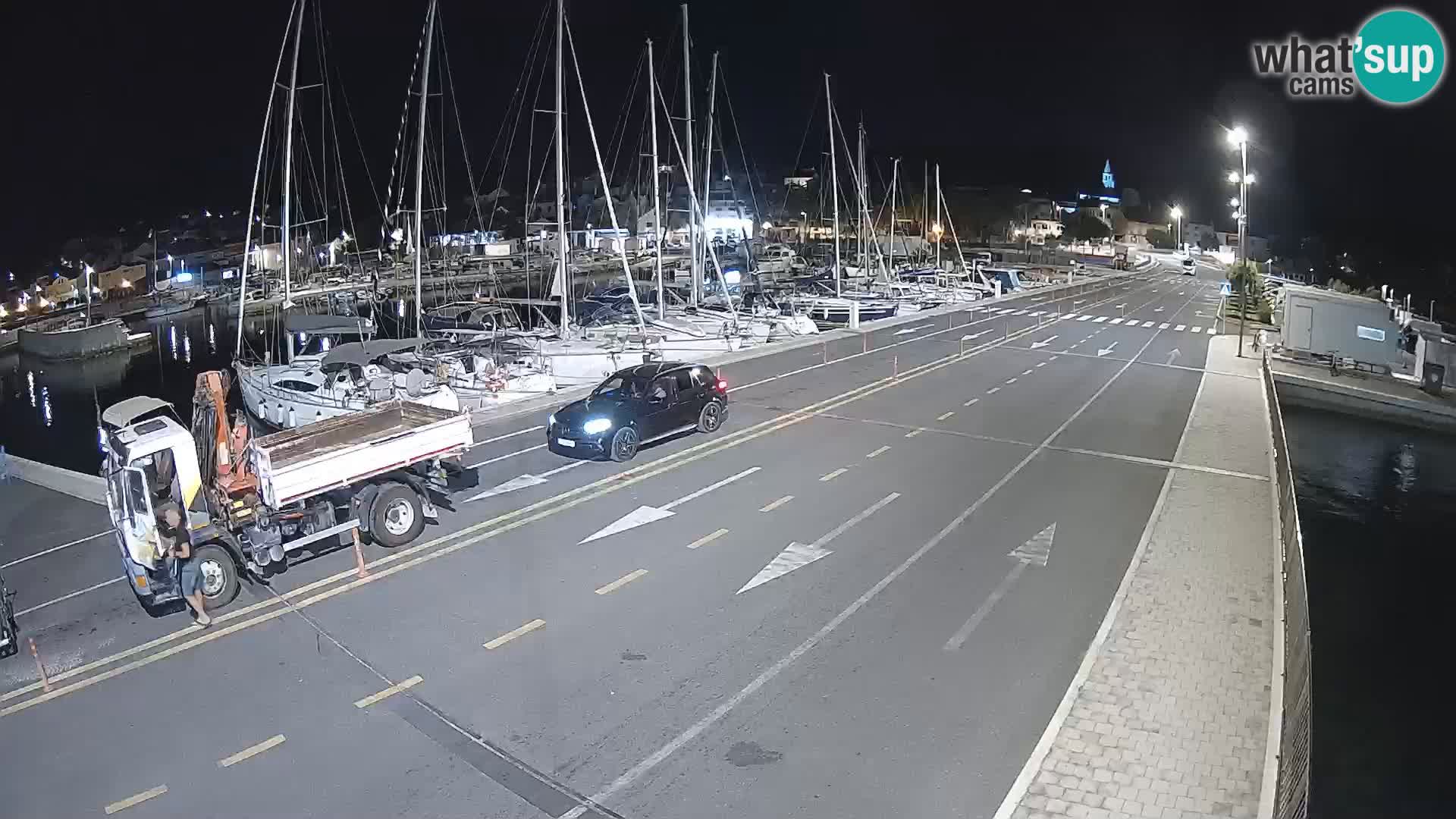 Dalmatie Tkon Traversier – webcams Croatie