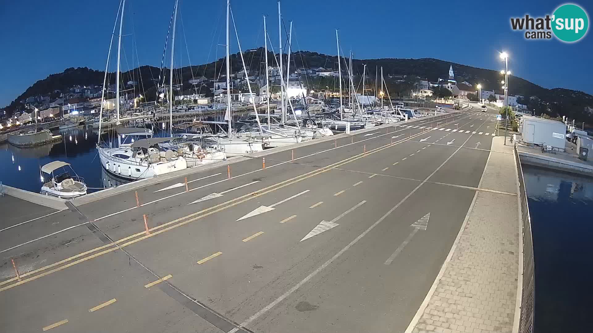 Dalmatie Tkon Traversier – webcams Croatie