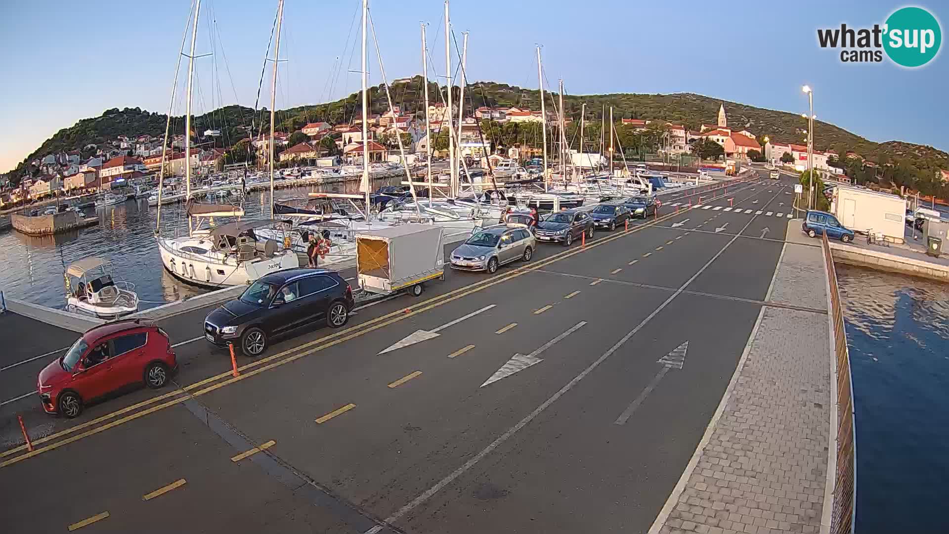 Dalmacia Tkon Transportar- webcams Croacia
