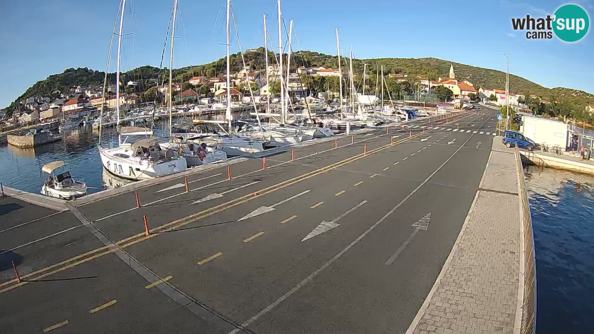 Dalmacia Tkon Transportar- webcams Croacia