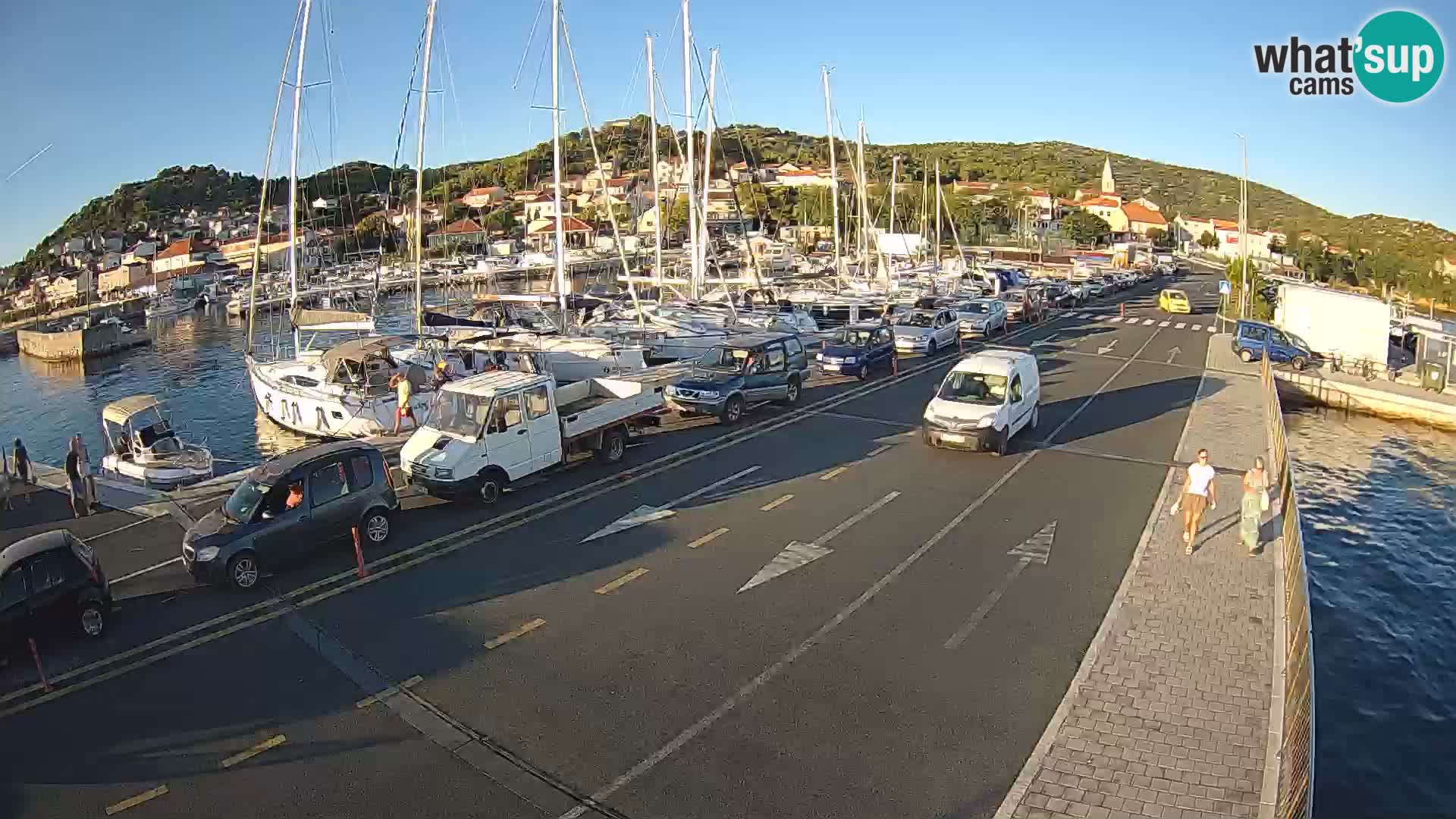 Dalmacia Tkon Transportar- webcams Croacia