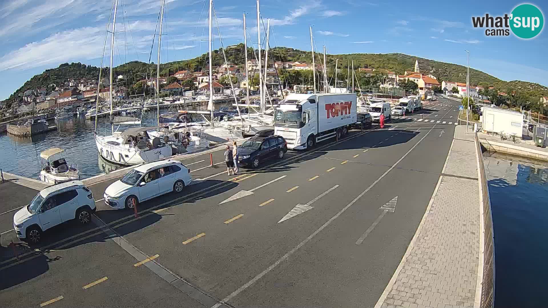 Dalmacia Tkon Transportar- webcams Croacia